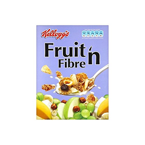 Kellogg's Fruit 'n' Fibre Breakfast Cereal 500g - High Fiber & Dried Fruit - Healthy Morning Meal for Adults & Kids - Perfect for Busy Families & Office Breakfasts