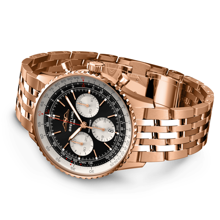 Breitling Navitimer B01 Chronograph 43mm 18K Rose Gold Men's Luxury Watch - Perfect for Business, Aviation & Special Occasions