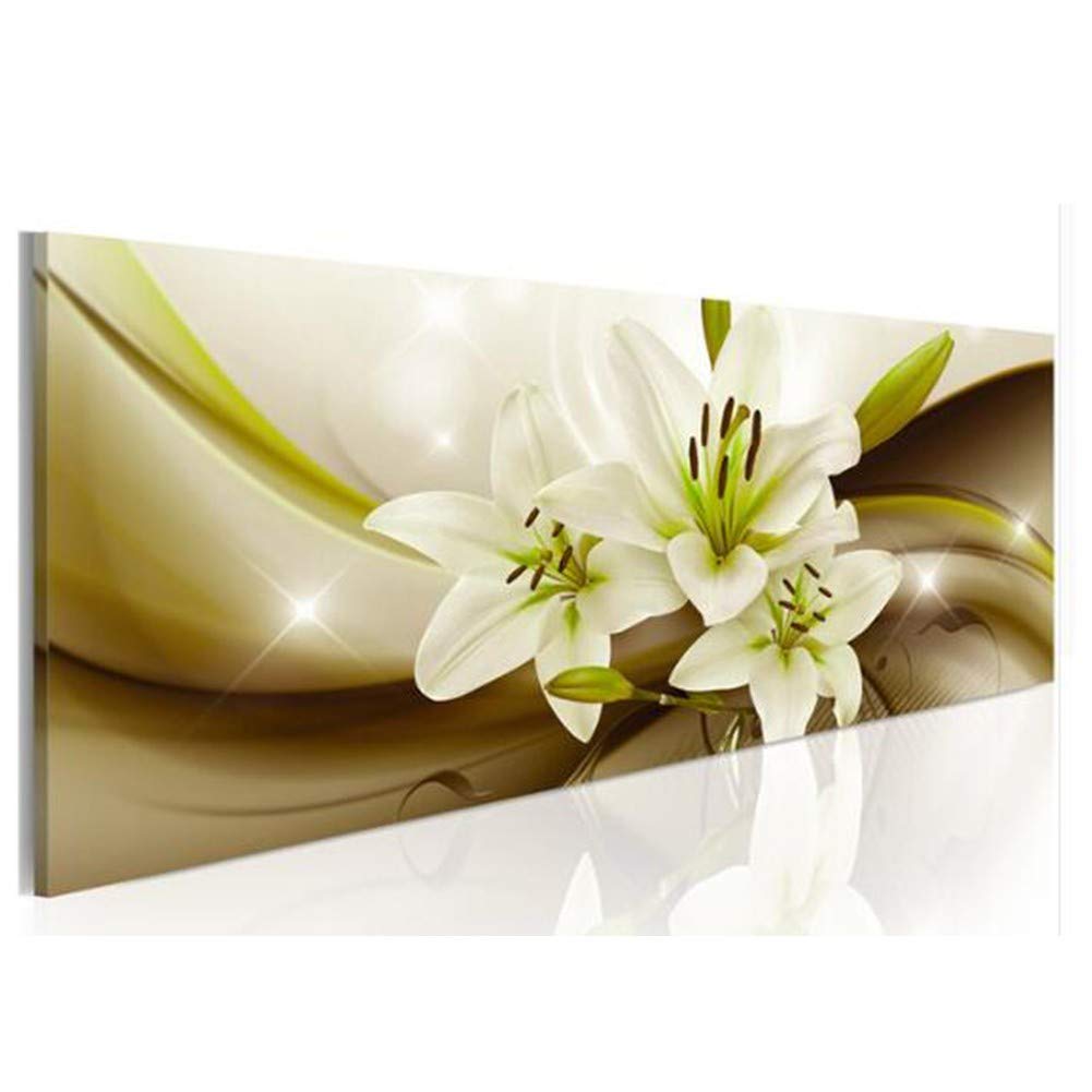 5D Diamond Painting Kit - Large Green & White Orchid Full Drill DIY Art (100x200cm/39.3x78.7in) | Home Wall Decor, Bedroom Styling, Relaxing Craft Project for Adults | Perfect Gift for Art Lovers & Stress Relief