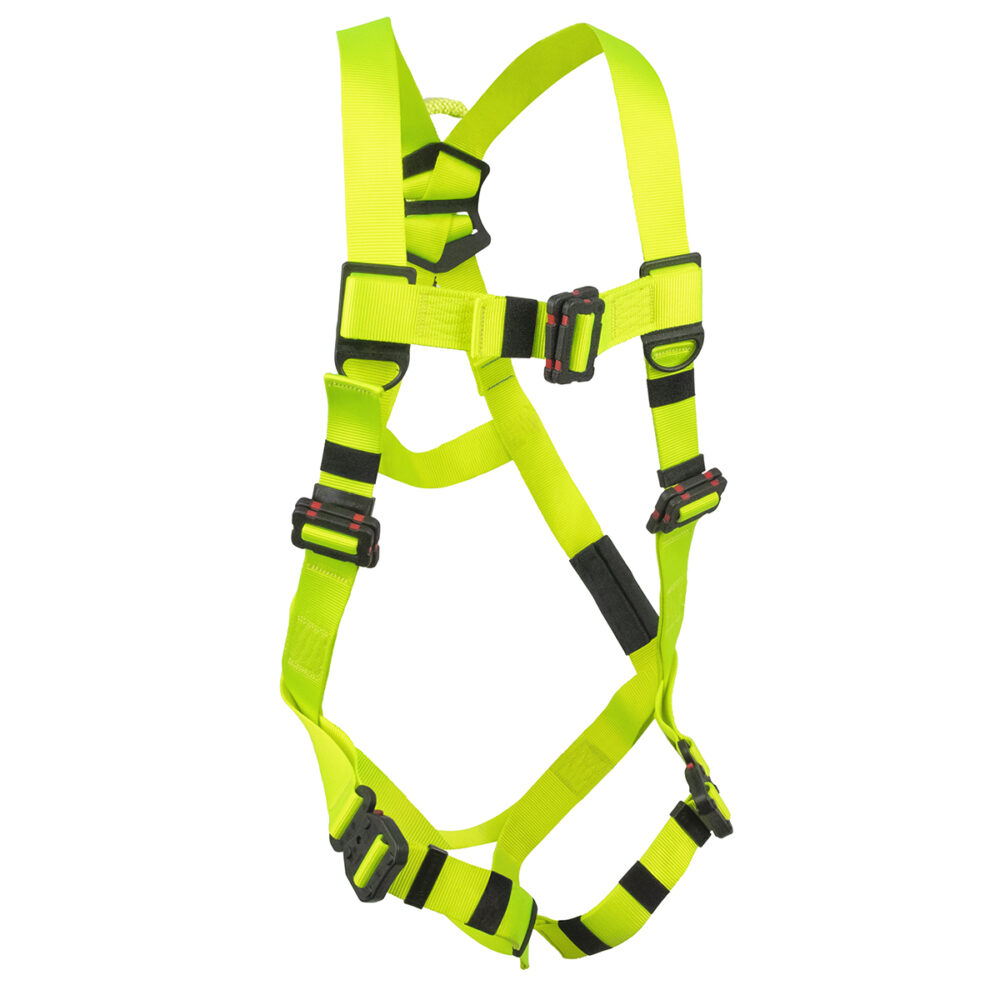 Arc Flash Full Body Safety Harness with Soft Loop - 1D, DE MB Torso, DE MB Chest, DE QC Legs - Ideal for Electrical Work & Industrial Fall Protection