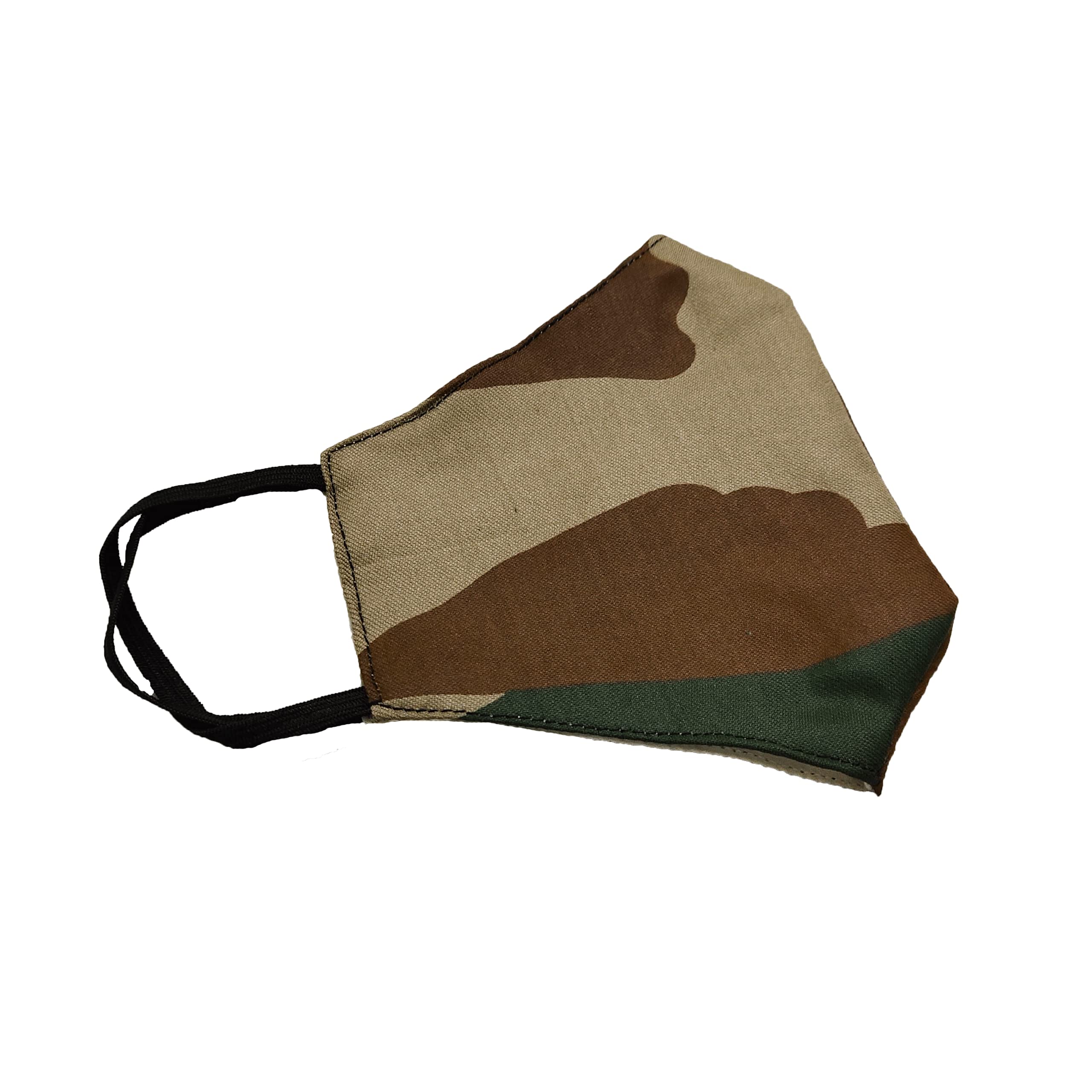3-Pack Camouflage Cotton 2-Layer Face Masks - Breathable & Reusable for Outdoor Activities, Hunting, and Daily Protection