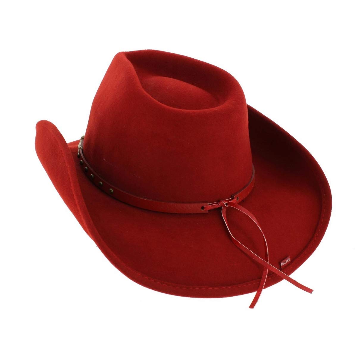 Bullhide Montecarlo Cowgirl Hat - Genuine Leather Western Hat for Women in Emotionally Charged Red | Perfect for Rodeo, Country Concerts & Western Fashion