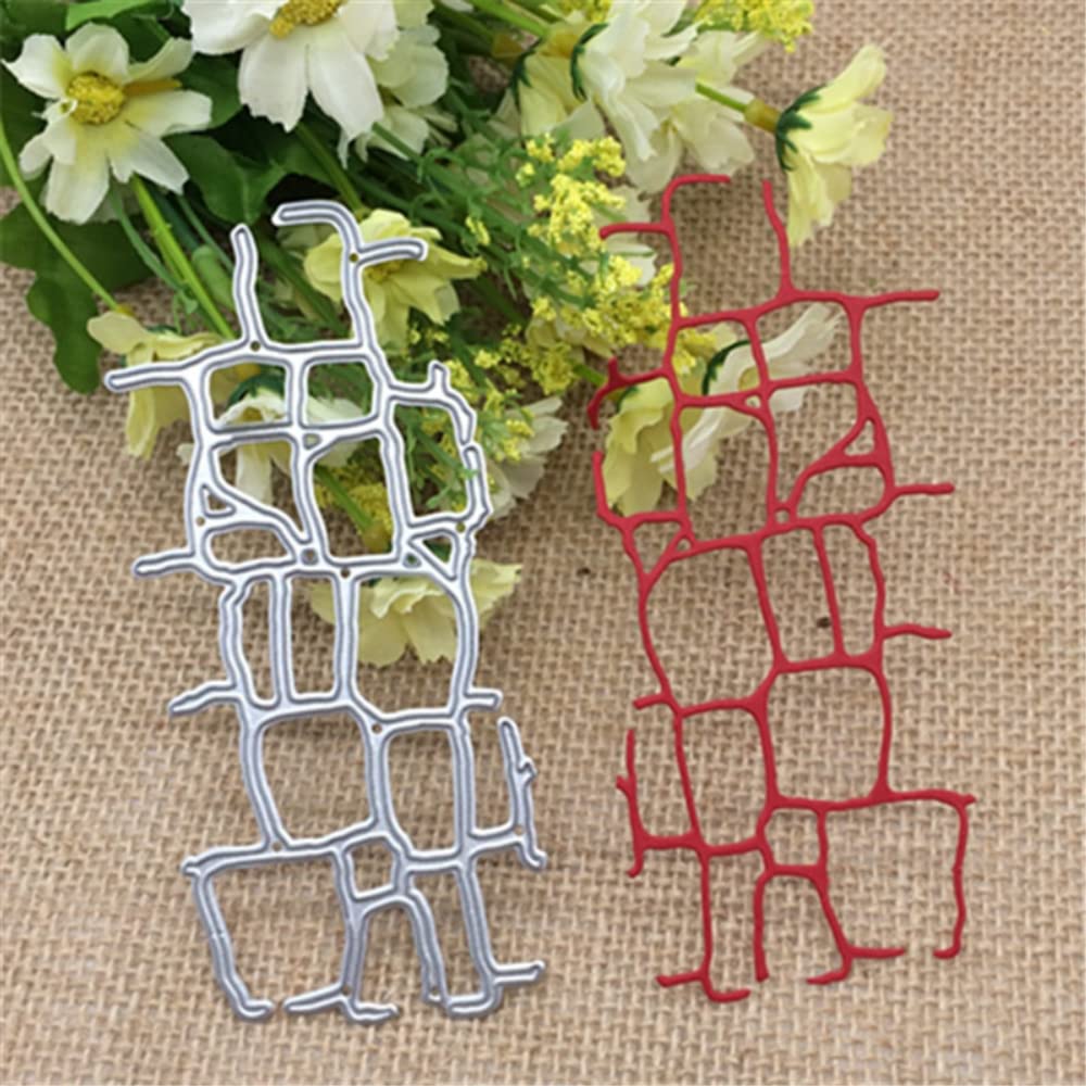 NOGAKING Geometric Grid Net Card Maker - Metal Cutting Dies for Scrapbooking, Photo Albums, Card Making & Paper Embossing | DIY Craft Stencil Tools for Home Decor, Greeting Cards, and Memory Books