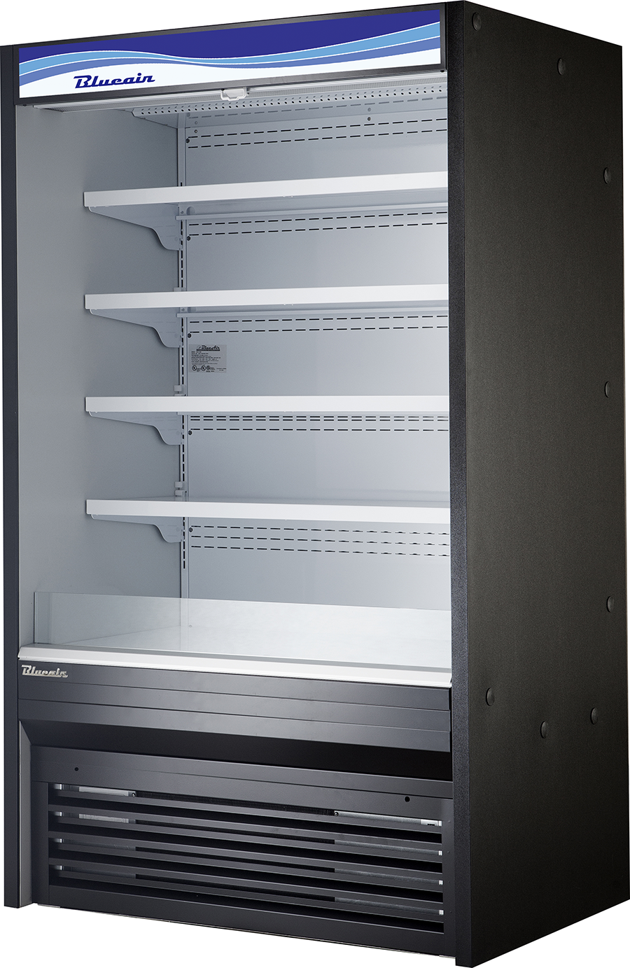 Blue Air BOD 72S Vertical Open Display Case - 72