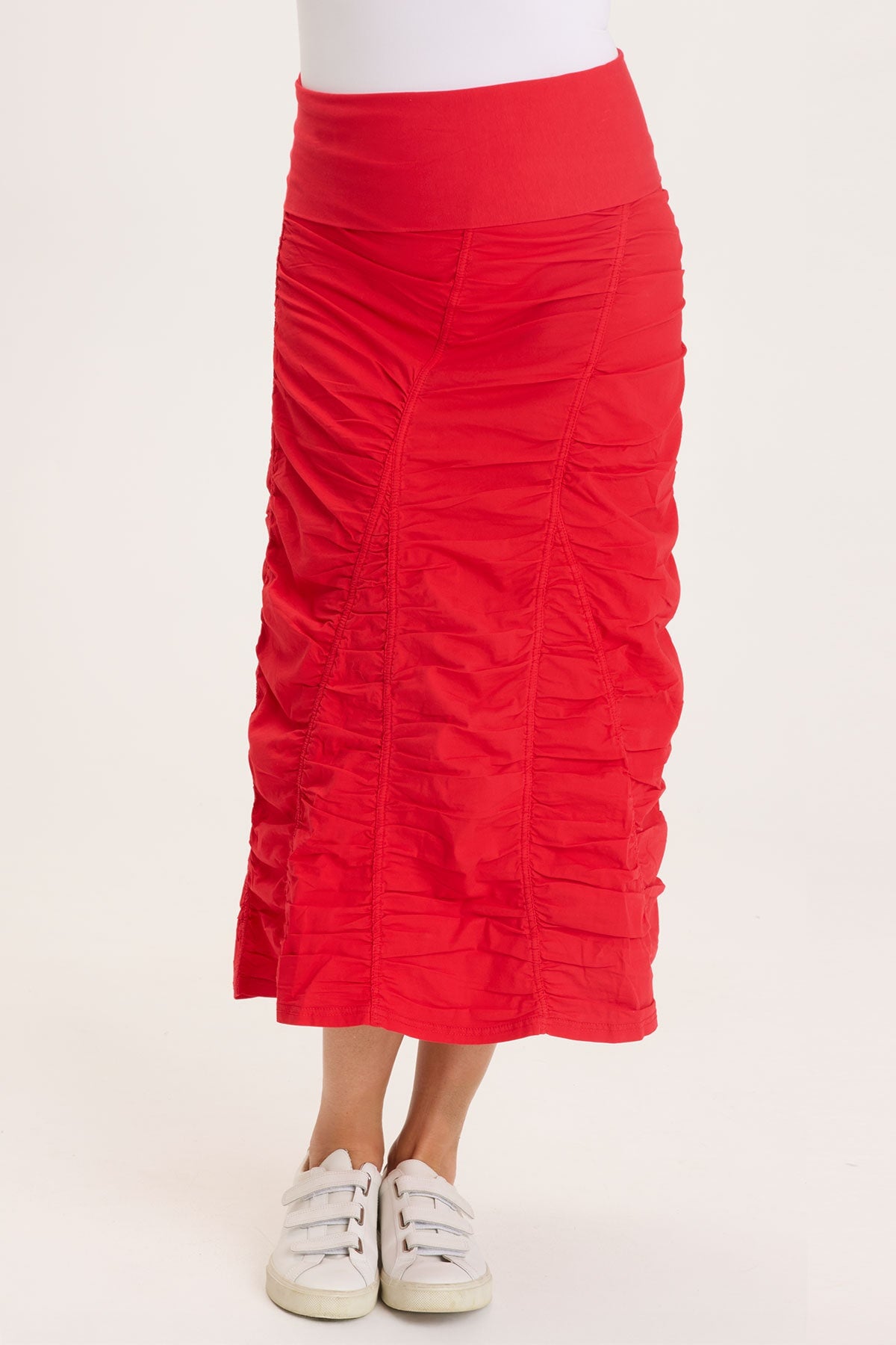Gored Peasant Skirt for Women - Flowy Boho Midi Skirt with Elastic Waist | Perfect for Summer, Festivals & Casual Outfits
