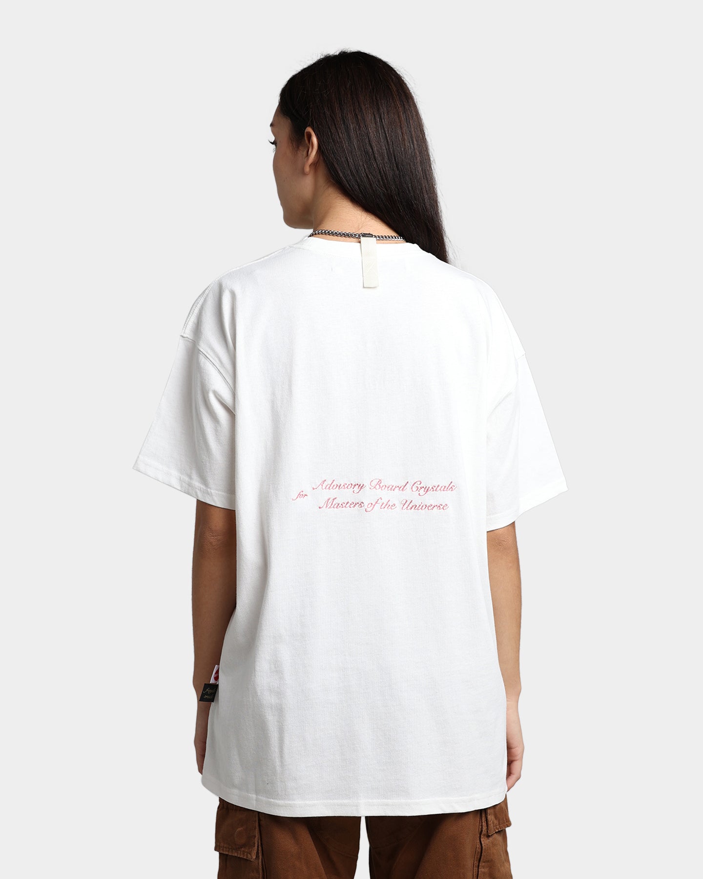 Mattel Advisory Board Crystal X 'We Have The Power' White T-Shirt - Official Merchandise for Fans & Collectors - Perfect for Cosplay, Conventions & 80s Nostalgia