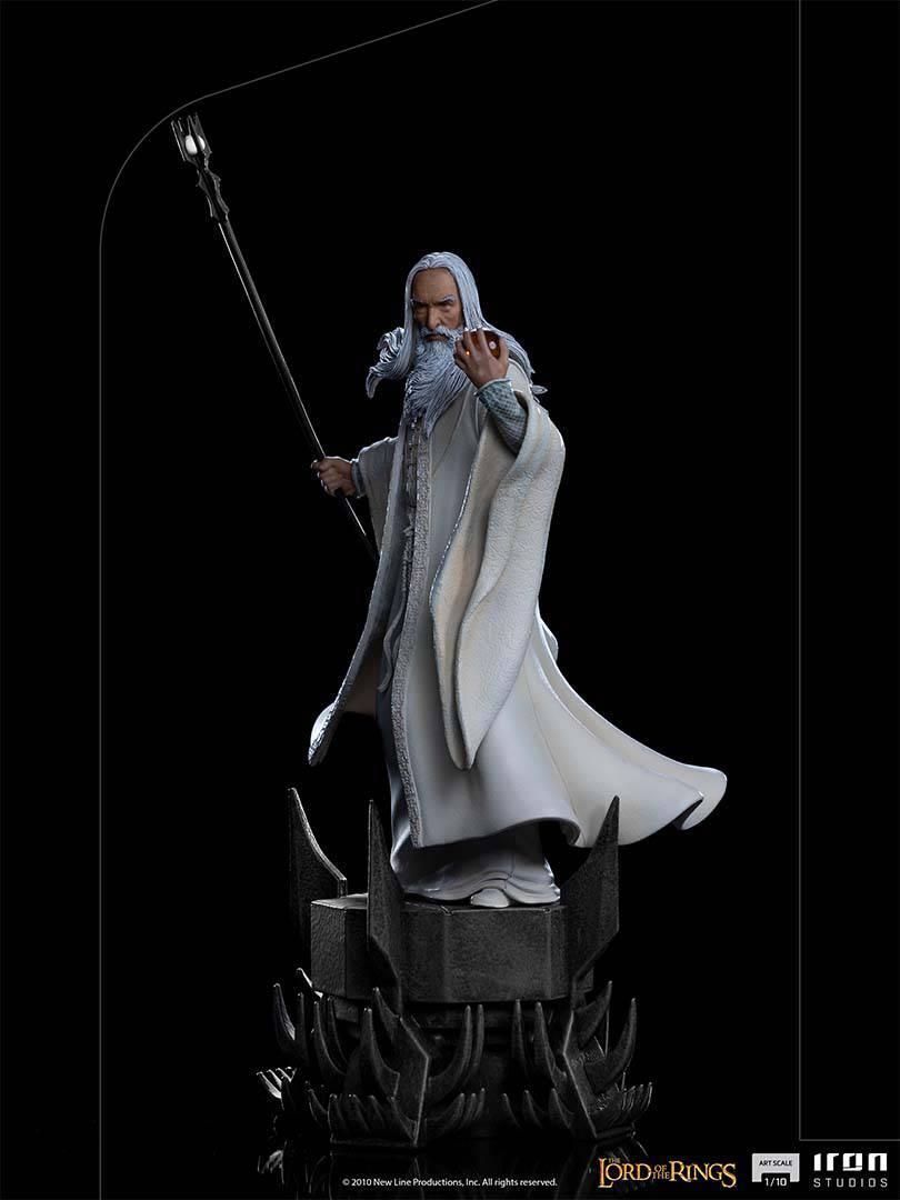 Iron Studios The Lord of the Rings Saruman BDS Art Scale 1/10 Statue - Premium Collectible Figure for Display & Home Decor
