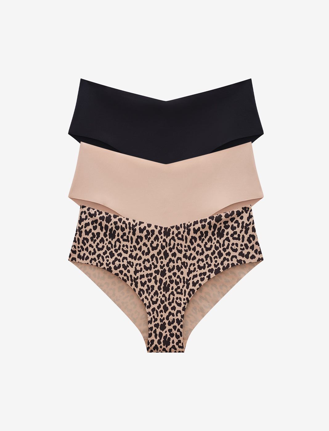 Zero Edge™ No Show Cheeky Underwear - Seamless Invisible Panties for Women, 3-Pack | Perfect for Yoga, Workout & Everyday Comfort