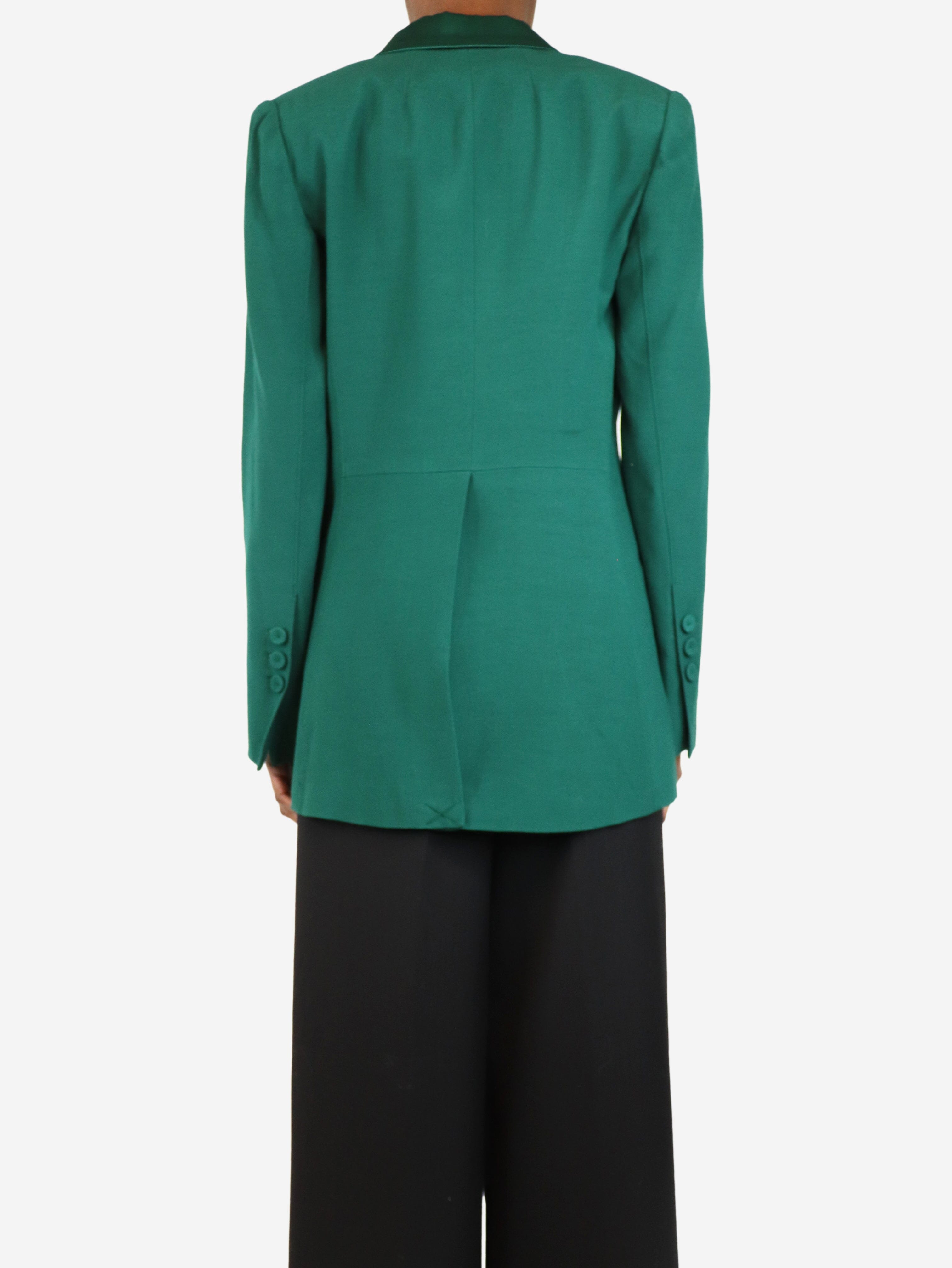 Stylish Women's Green Blazer UK Size 6 | Elegant Office Wear & Casual Outfit for Work, Parties & Events