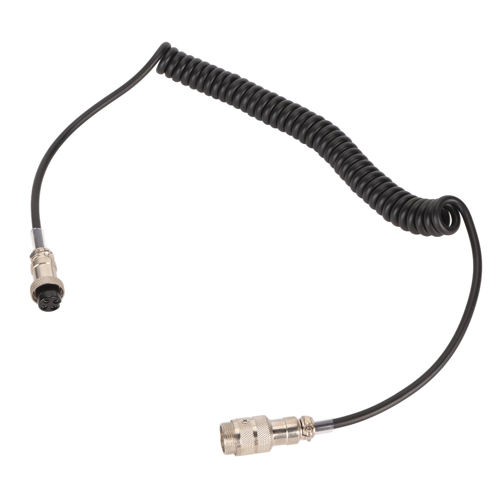 4-Pin CB Radio Microphone Extension Cord with Spring Wire Design - Male to Female Microphone Cable for Cobra Radios - Perfect for Truckers, Off-Roading & Emergency Communication