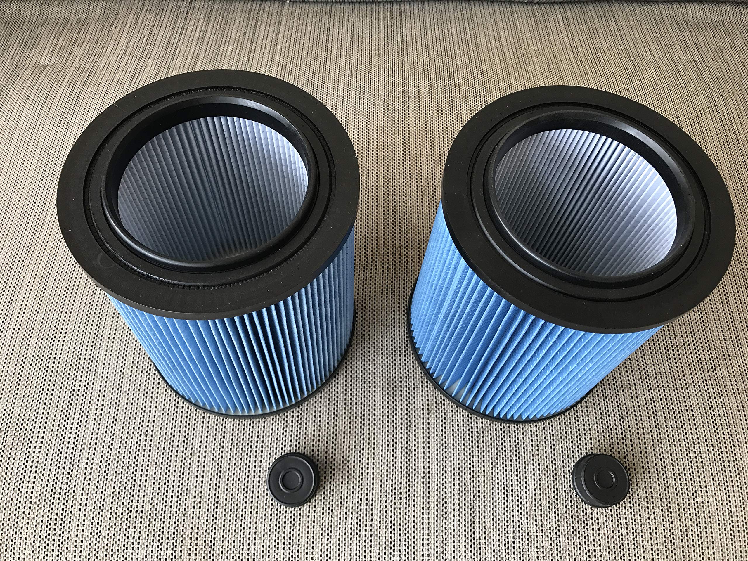 2 Pack Craftsman 9-17907 Wet Dry Vacuum Cleaner Air Cartridge Filter Replacement - Compatible with Craftsman 9-17907 & 17907 Models - Perfect for Workshop, Garage, and Home Cleaning