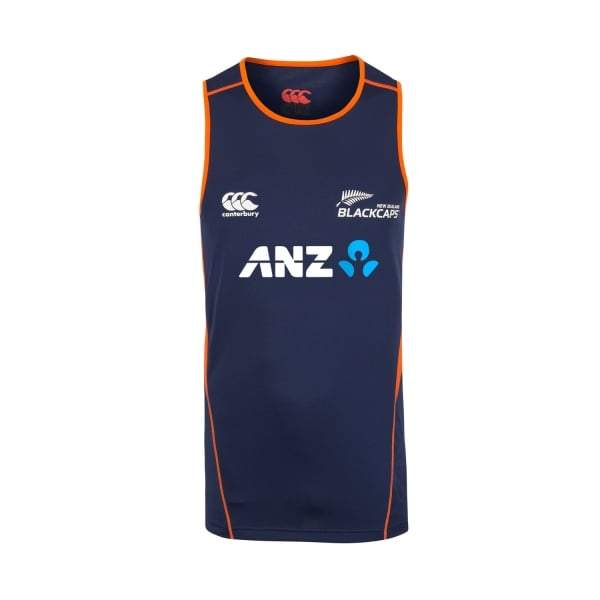 Blackcaps Replica Training Singlet - High-Quality Cricket Practice Jersey for Men & Women - Perfect for Gym, Sports, and Casual Wear