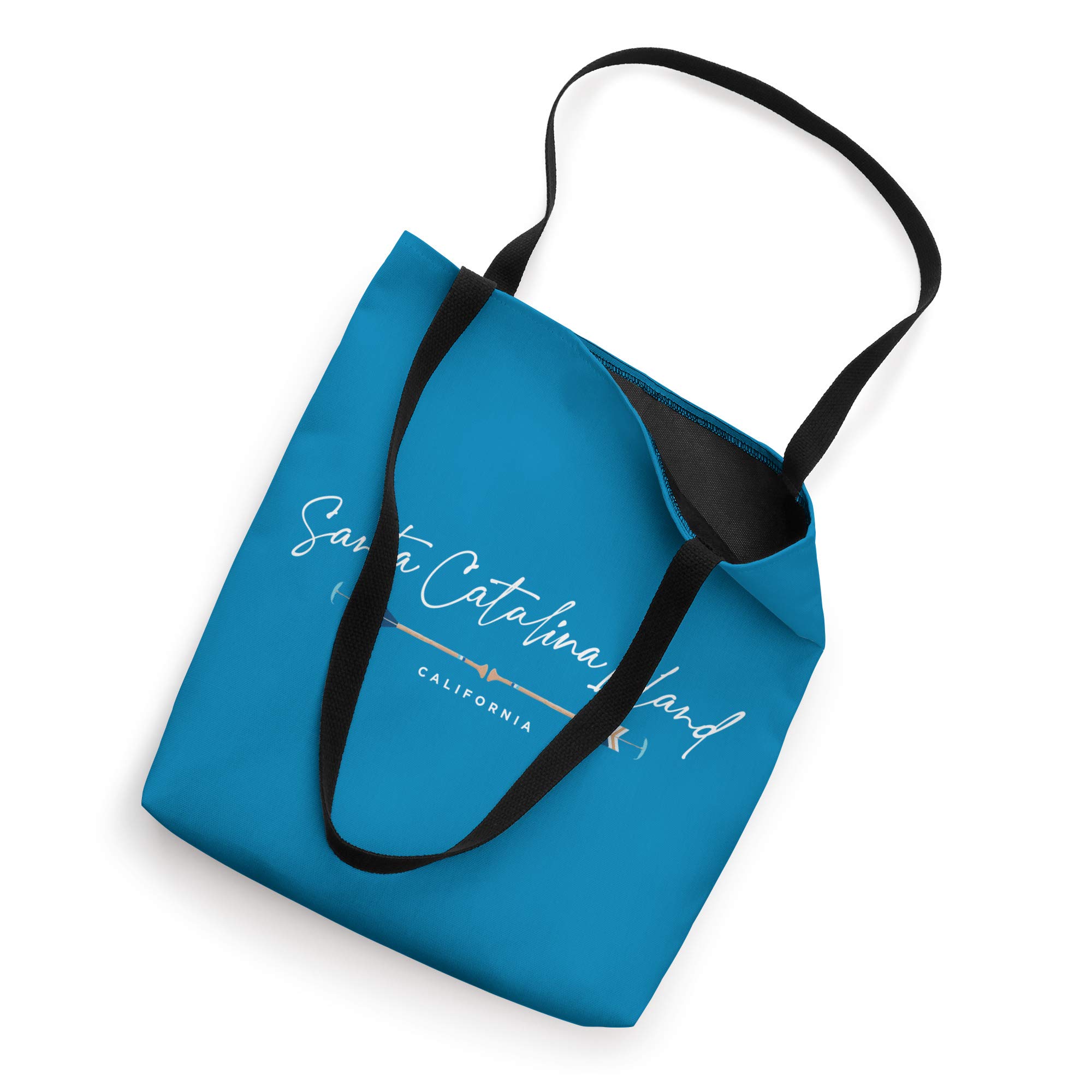 Santa Catalina Island California Beach Graphic Tote Bag - Eco-Friendly Canvas Shopper for Beach, Travel & Shopping - Perfect for Groceries, Picnics & Summer Outings