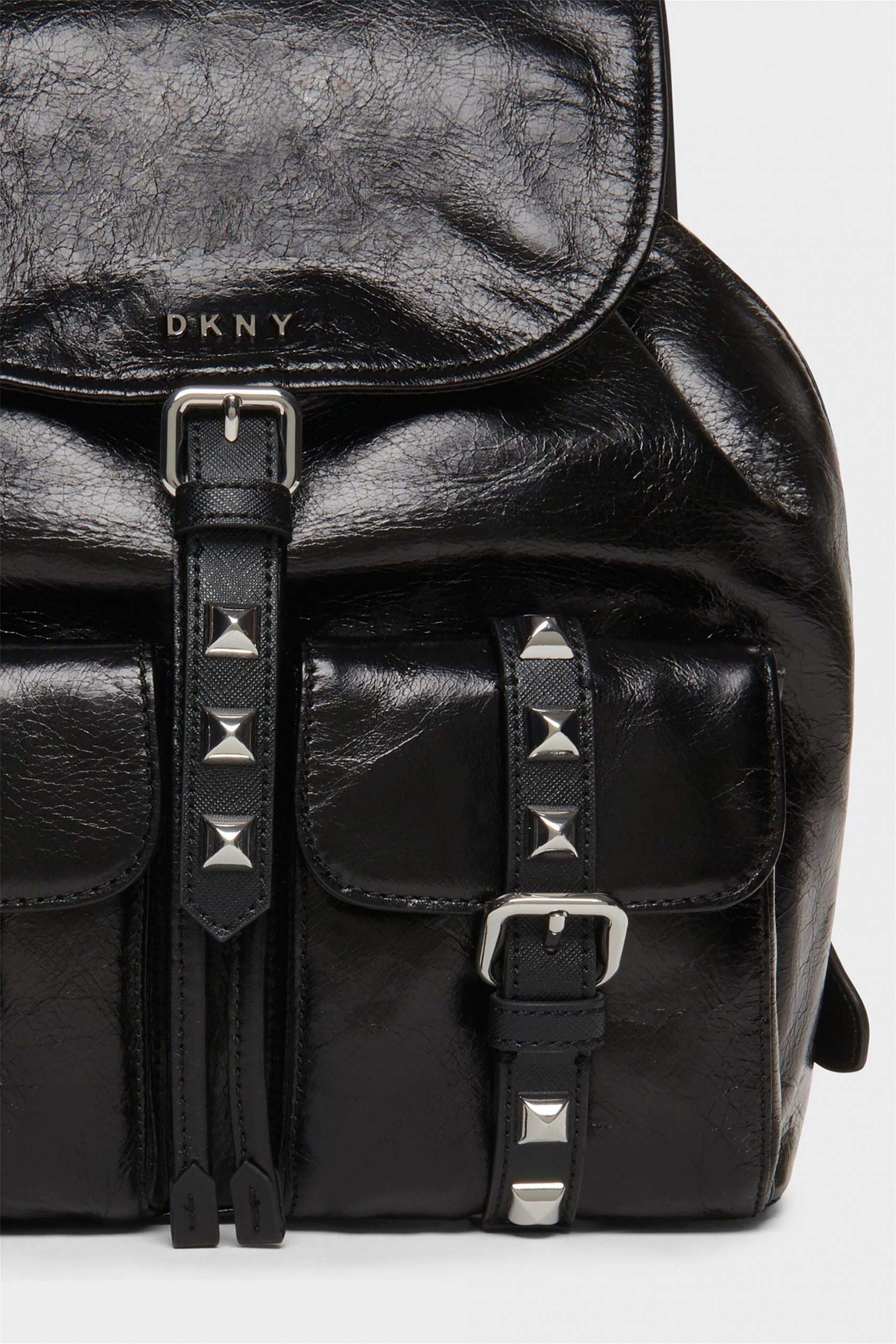 DKNY Naomi Backpack for Women - Stylish Black Leather Backpack Purse, Perfect for Work, Travel & Everyday Use