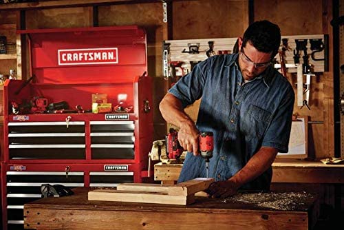 CRAFTSMAN 20V Cordless Impact Driver Kit (CMCF810C1) - Certified Refurbished with Full Warranty - Powerful Tool for DIY Projects & Professional Construction Work