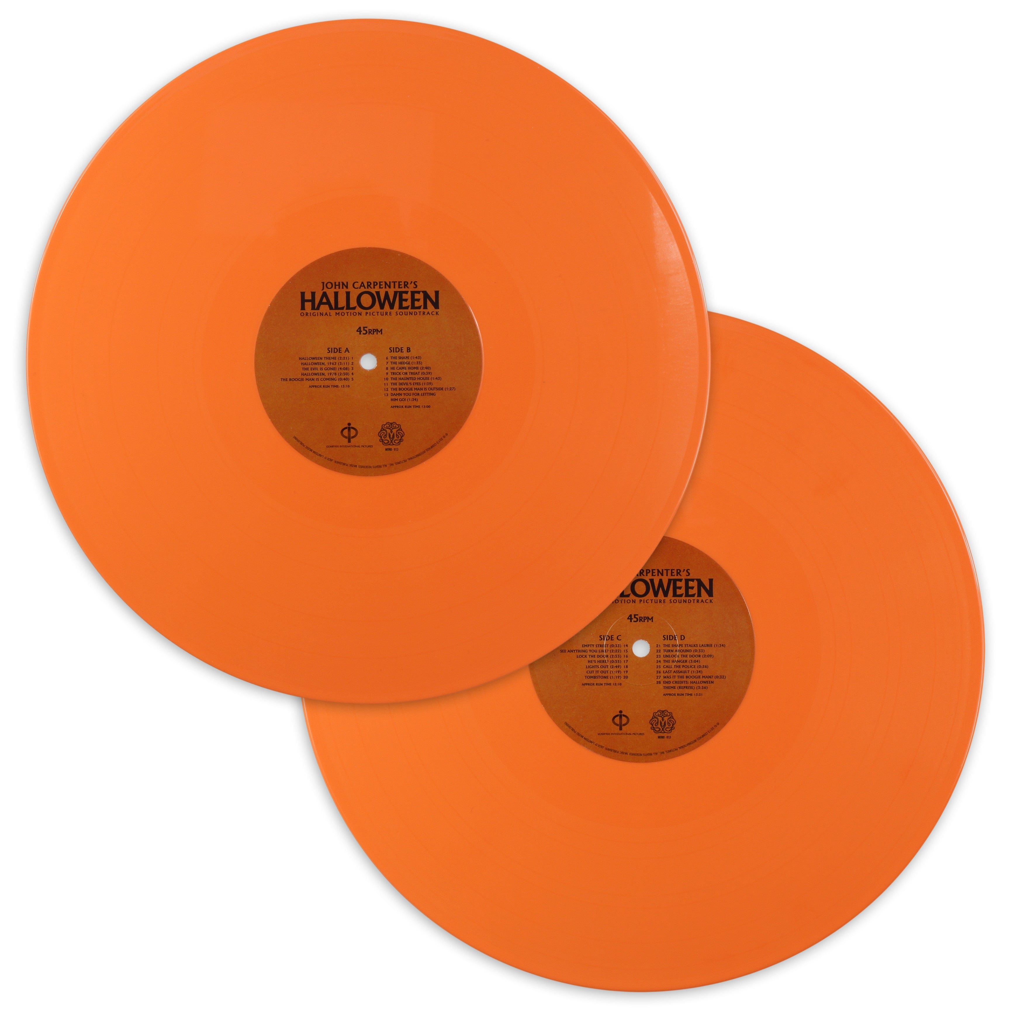 Halloween Original Motion Picture Soundtrack 2XLP Vinyl Record - Horror Movie Music for Halloween Parties & Film Collectors