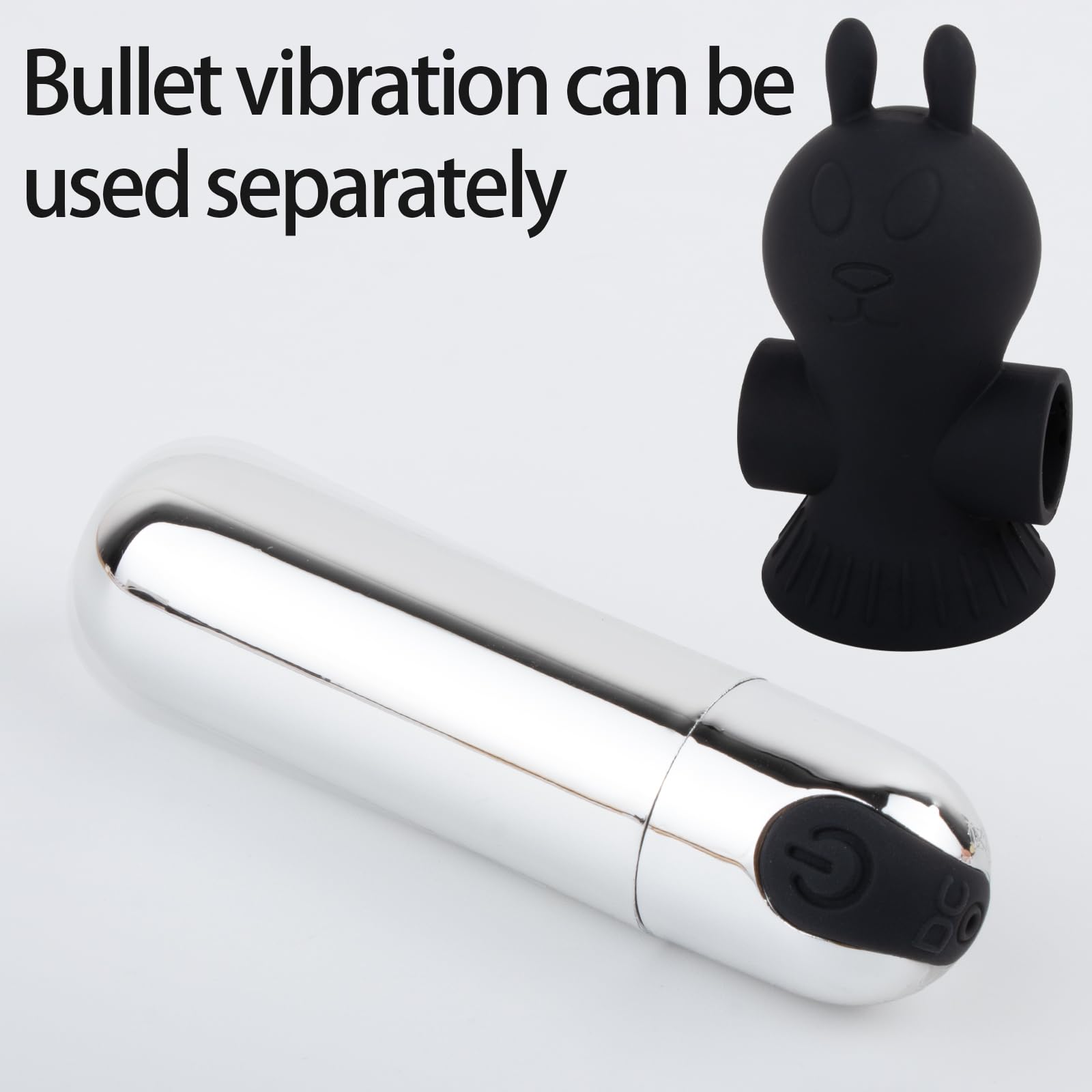 Premium Nipple Vibrator & Sucker - 10-Speed Nipple Stimulator & Teaser Massager with Dual Stimulation for Women - Adult Sex Toy for Couples & Solo Play (Black)