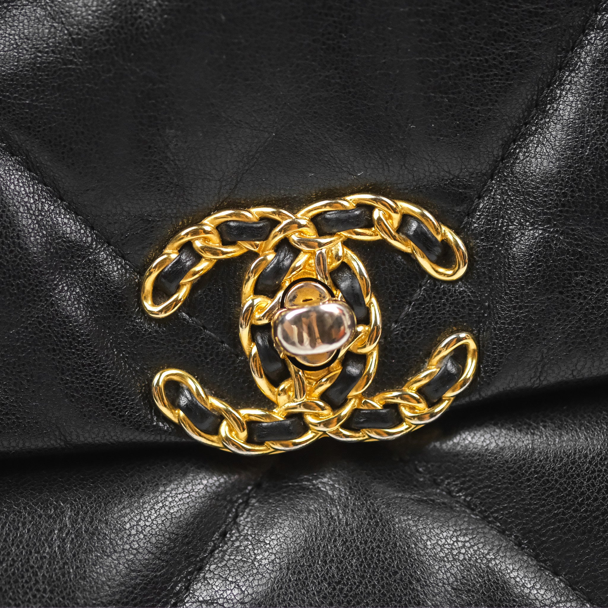 Chanel 19 Small Black Goatskin Leather Bag with Mixed Hardware - Luxury Crossbody Purse for Women, Perfect for Date Night & Evening Events