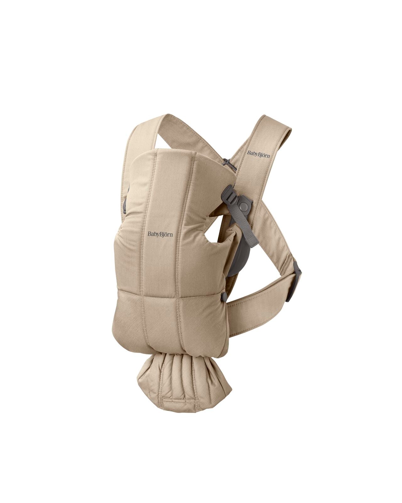 BabyBjorn Baby Carrier Mini - Soft Cotton Baby Carrier for Newborns to 12 Months | Hands-Free Infant Carrier for Errands, Walks & Travel | Adjustable & Breathable