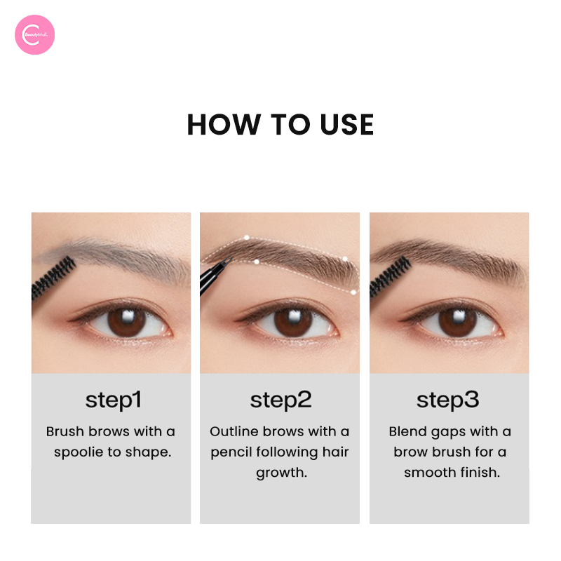 AOJN Dual Tip Liquid Brow Pen - Waterproof Eyebrow Pencil for Precise & Natural Brows - Perfect for Everyday Makeup & Professional Use