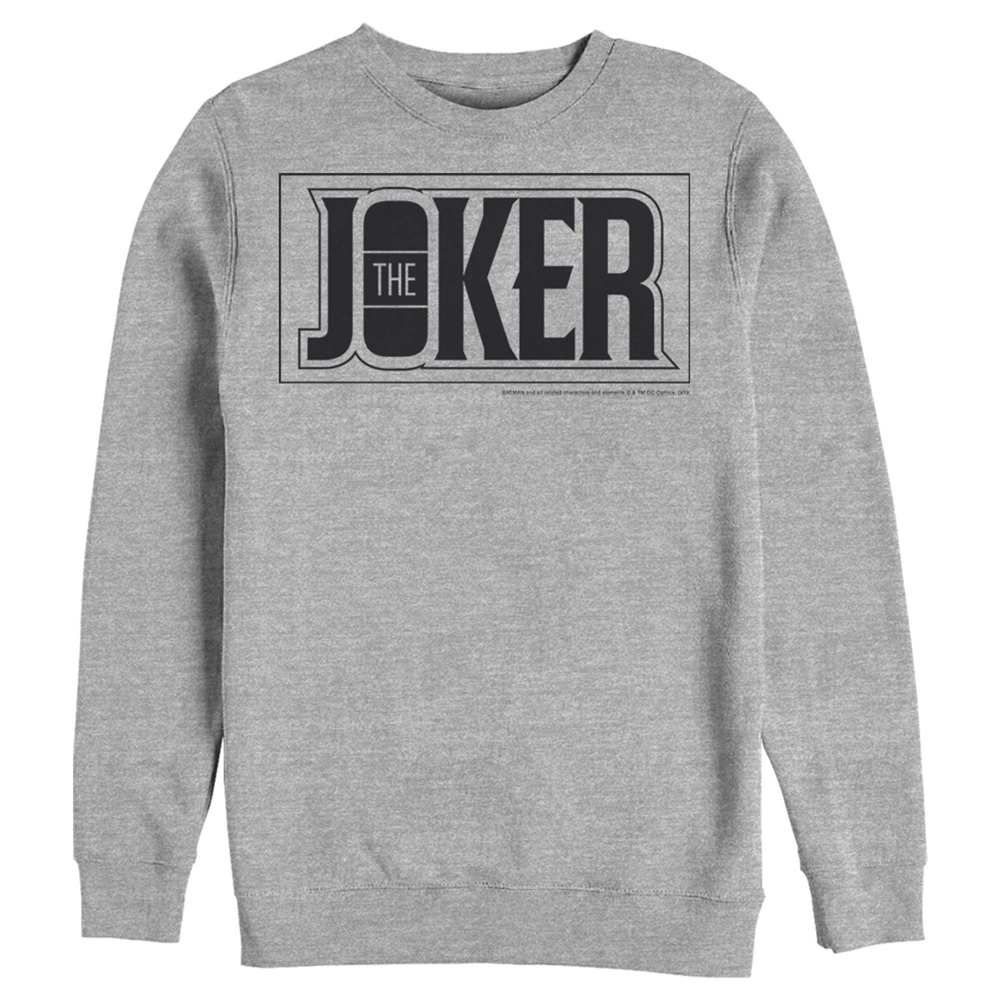 Batman Joker Logo Sweatshirt for Men - Casual Wear & Cosplay
