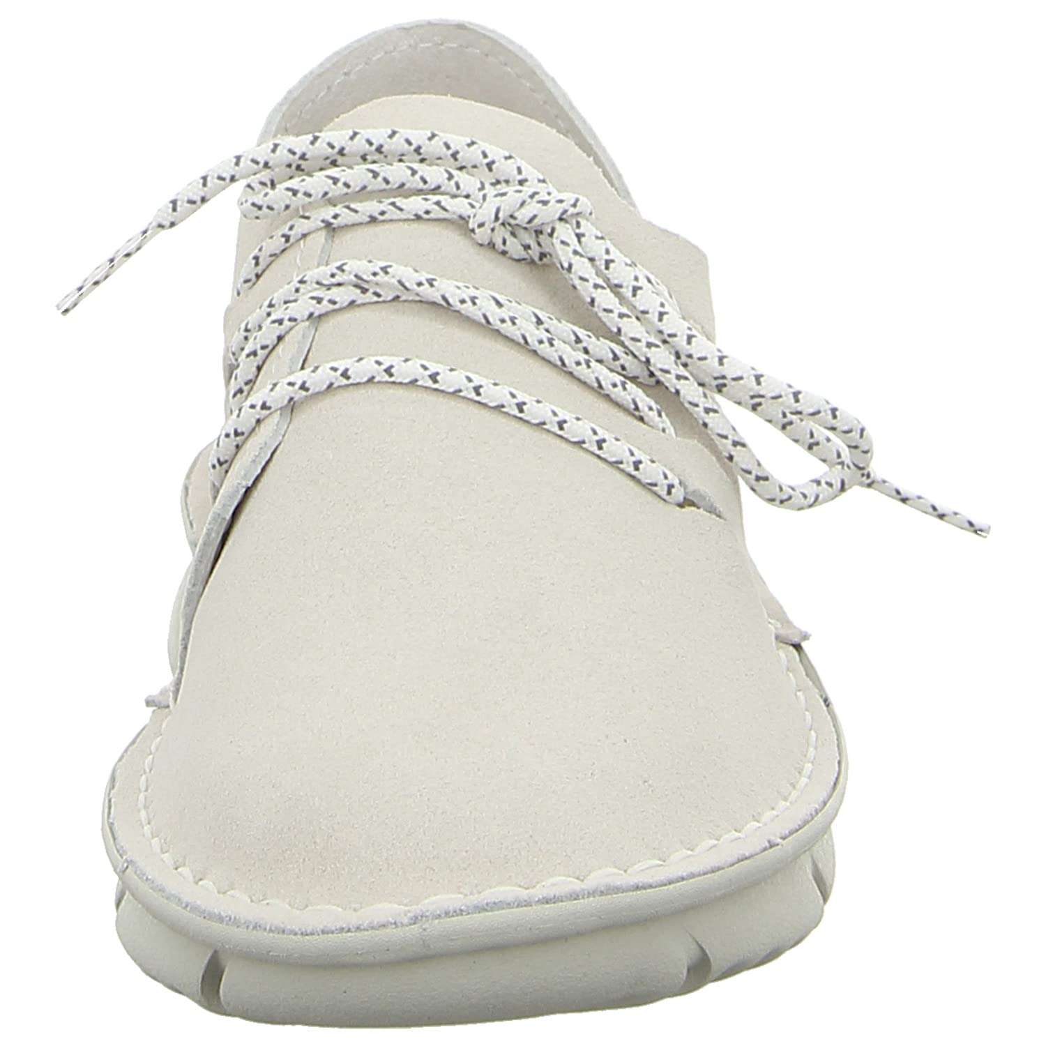 Clarks Women's Origin Leather Casual Shoes - Comfortable White Sneakers for Everyday Wear, Size 8 | Perfect for Walking, Office & Casual Outings