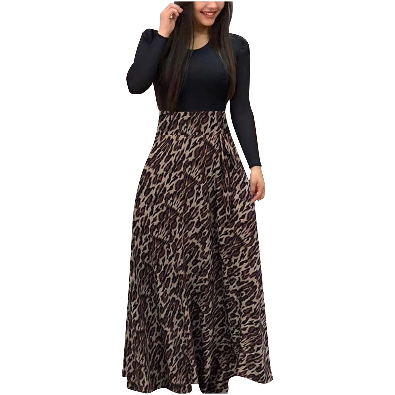 Women's Casual Summer Dresses - Short Sleeve Boho Flowy Maxi T-Shirt Dress with Floral Print | Perfect for Beach Vacation, Spring Outings & Summer 2024 Fashion