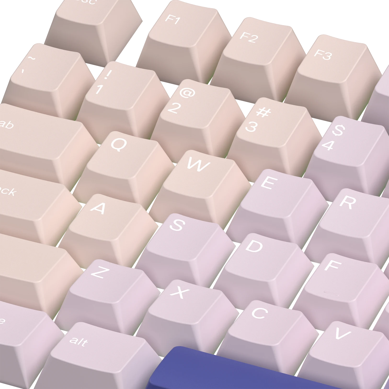 Purple Haze Custom Keycaps for Mechanical Keyboards - Durable PBT Material, Cherry MX Compatible - Perfect for Gaming, Typing & Office Work