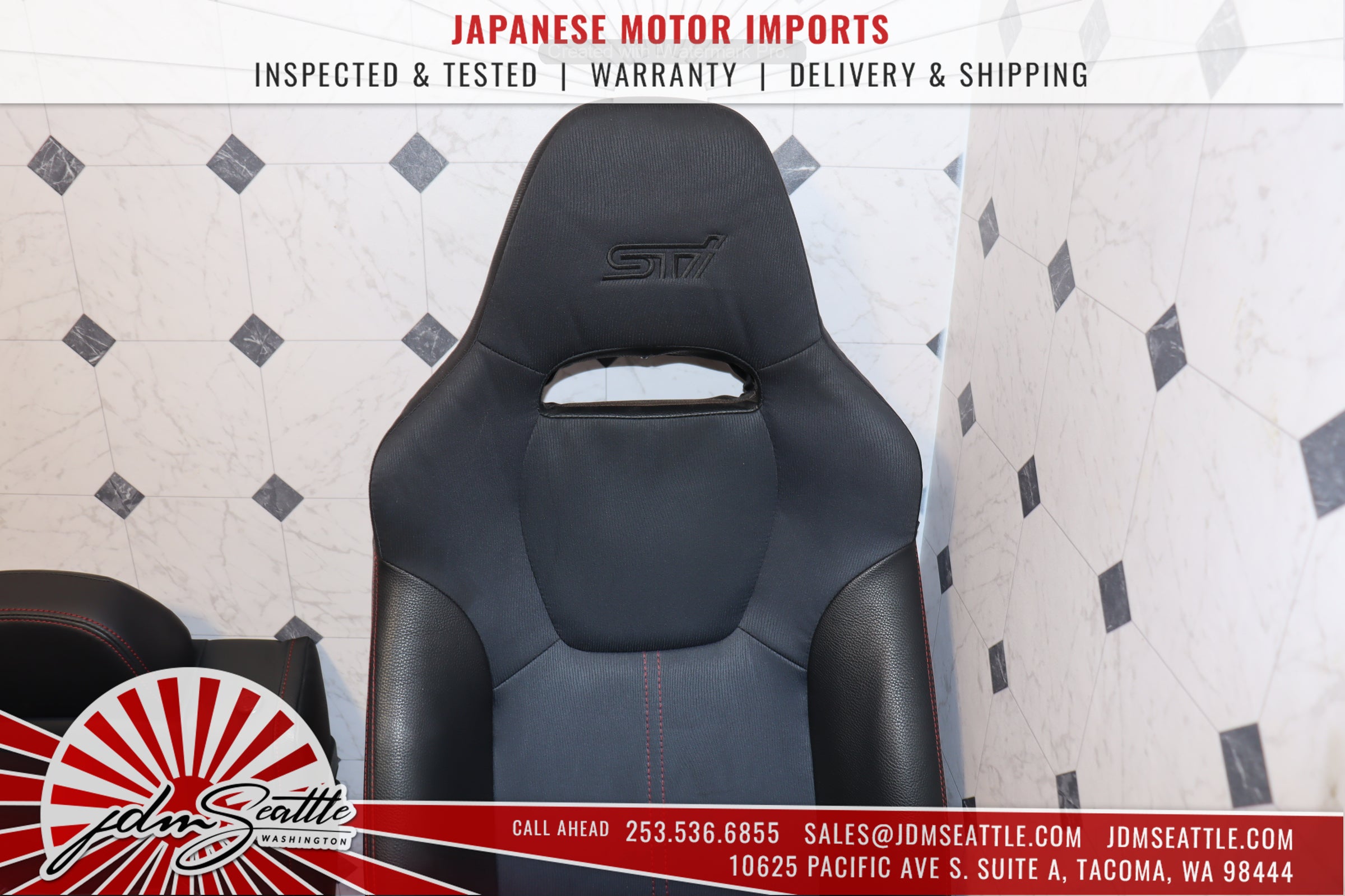2008-2014 Subaru WRX STI OEM Version 10 Sedan Front & Rear Seat Set - JDM Genuine Parts for Performance Upgrade & Interior Restoration