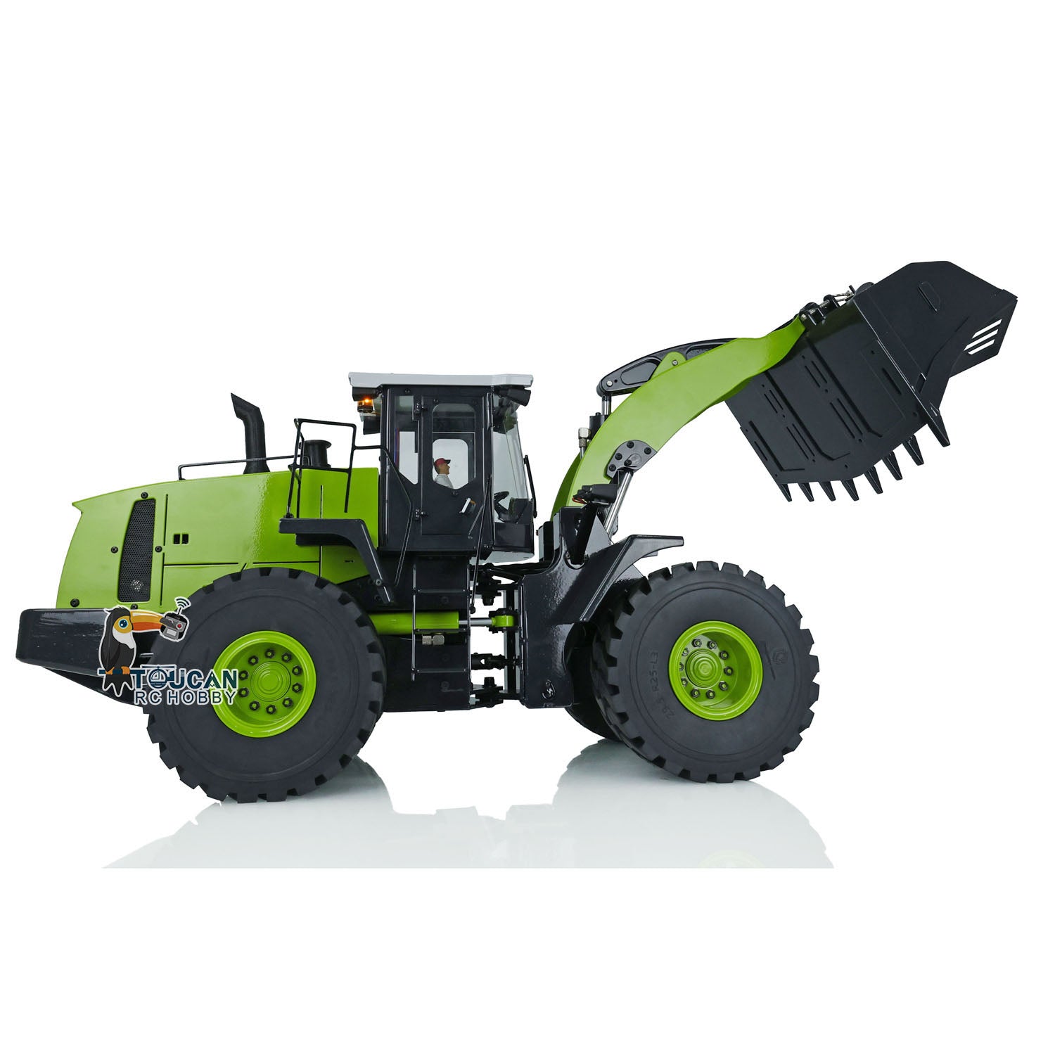 1/14 Scale WA470 RC Hydraulic Loader 980L - Metal Construction Vehicle with Lights & Sound, Ready-to-Run XDRC Remote Control Toy for Adults & Kids - Perfect for Construction Site Play, Collecting, and RC Hobby Enthusiasts