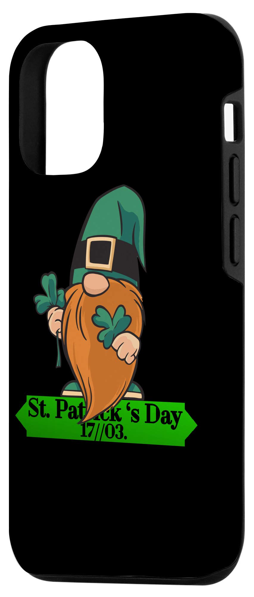 iPhone 12/12 Pro St. Patrick's Day Case - Lucky Leprechaun & Cute Gnome Design | Perfect for St. Paddy's Celebrations & Irish-Themed Parties