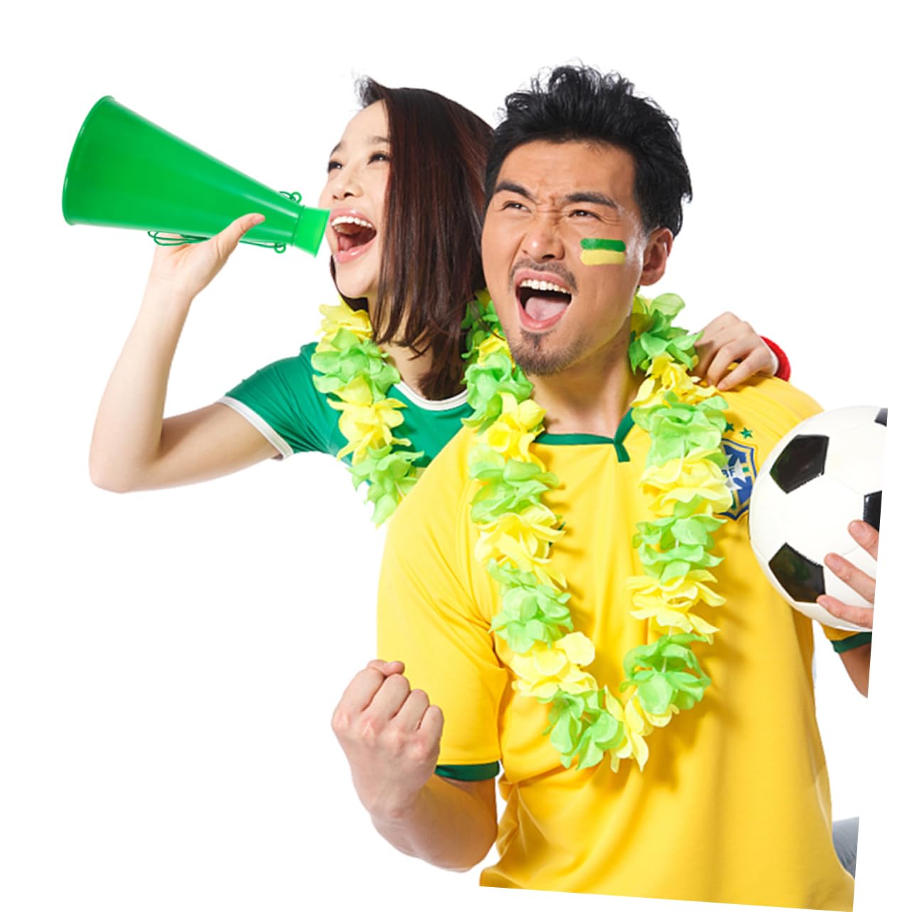 HANABASS Cheering Horn - Loud Party Noise Maker, Sports Cheer Megaphone for Cheerleading, Football Games & Celebrations - Perfect for Birthday Parties, Sporting Events & Team Spirit Boosting