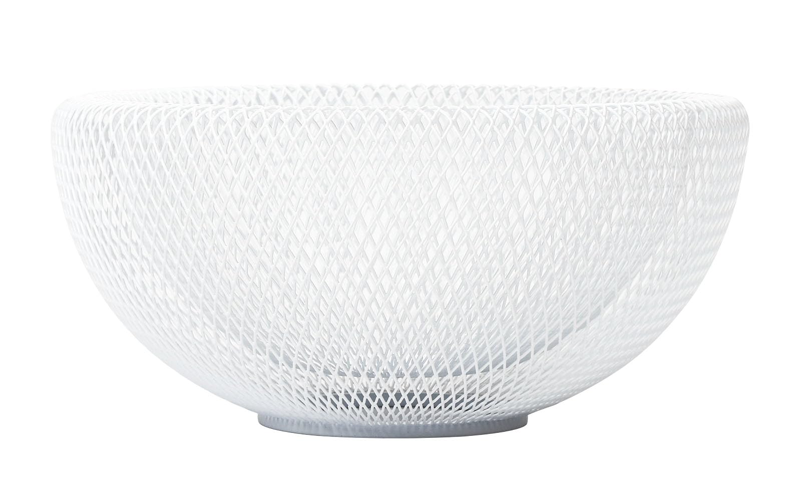 Premium White Metal Mesh Double-Layer Fruit Basket - Large Round Storage Basket for Bread, Vegetables & Snacks - Modern Kitchen Counter Decor for Dining Room & Pantry Organization