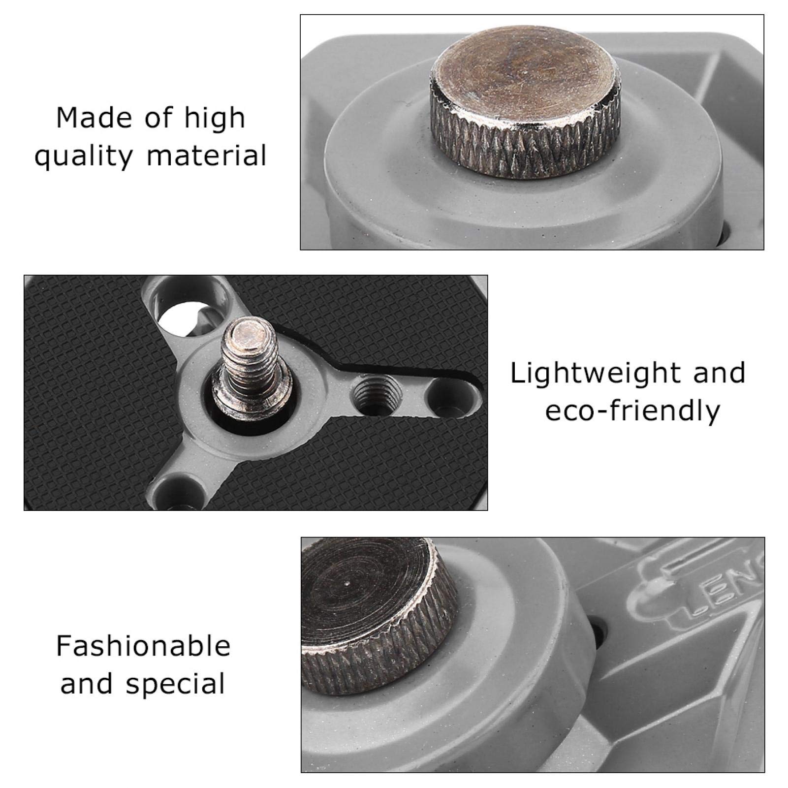 Hexagonal Quick Release Camera Plate with 1/4