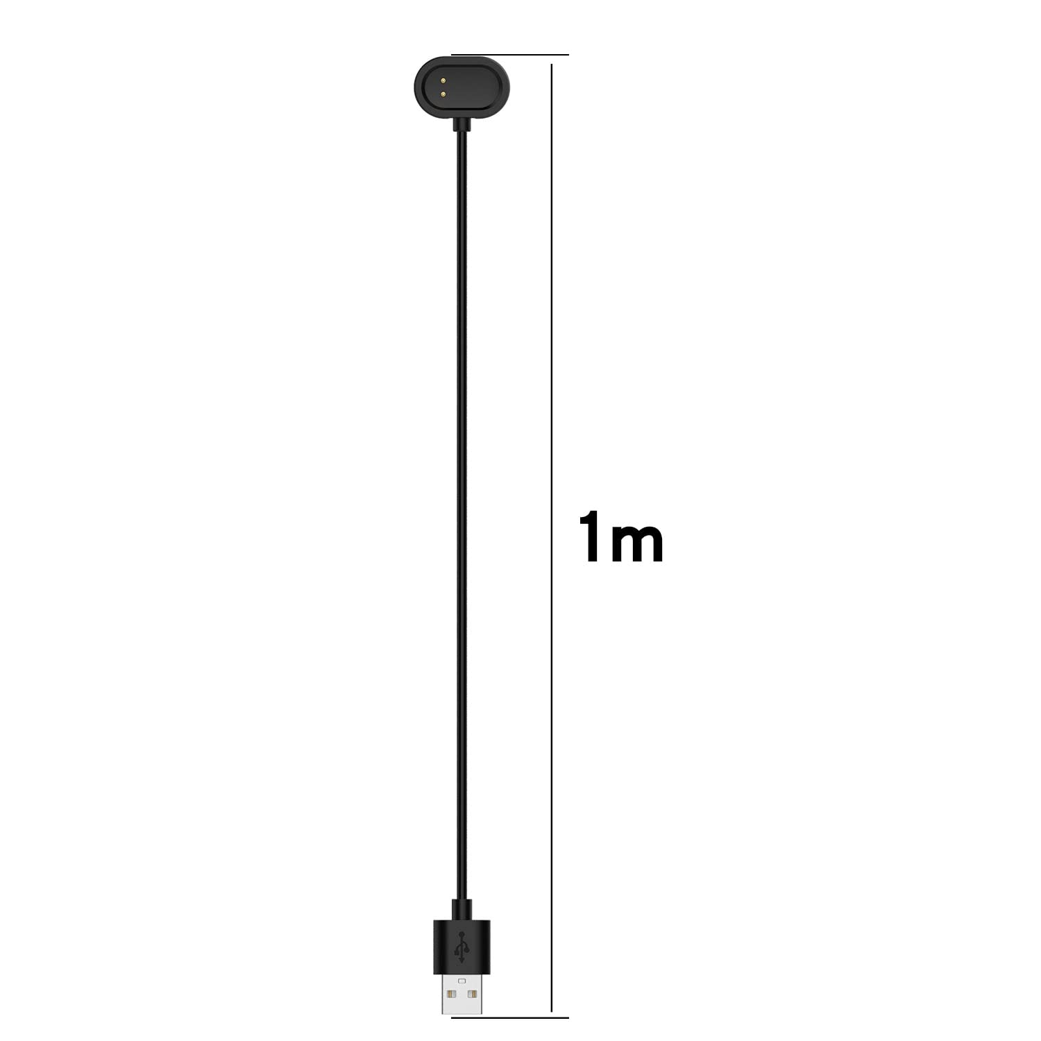 Durable USB Charging Cable Dock Stand for Realme Band 2 Smartwatch - Replacement Power Cord & Charger Dock | Perfect for Home, Office & Travel Use