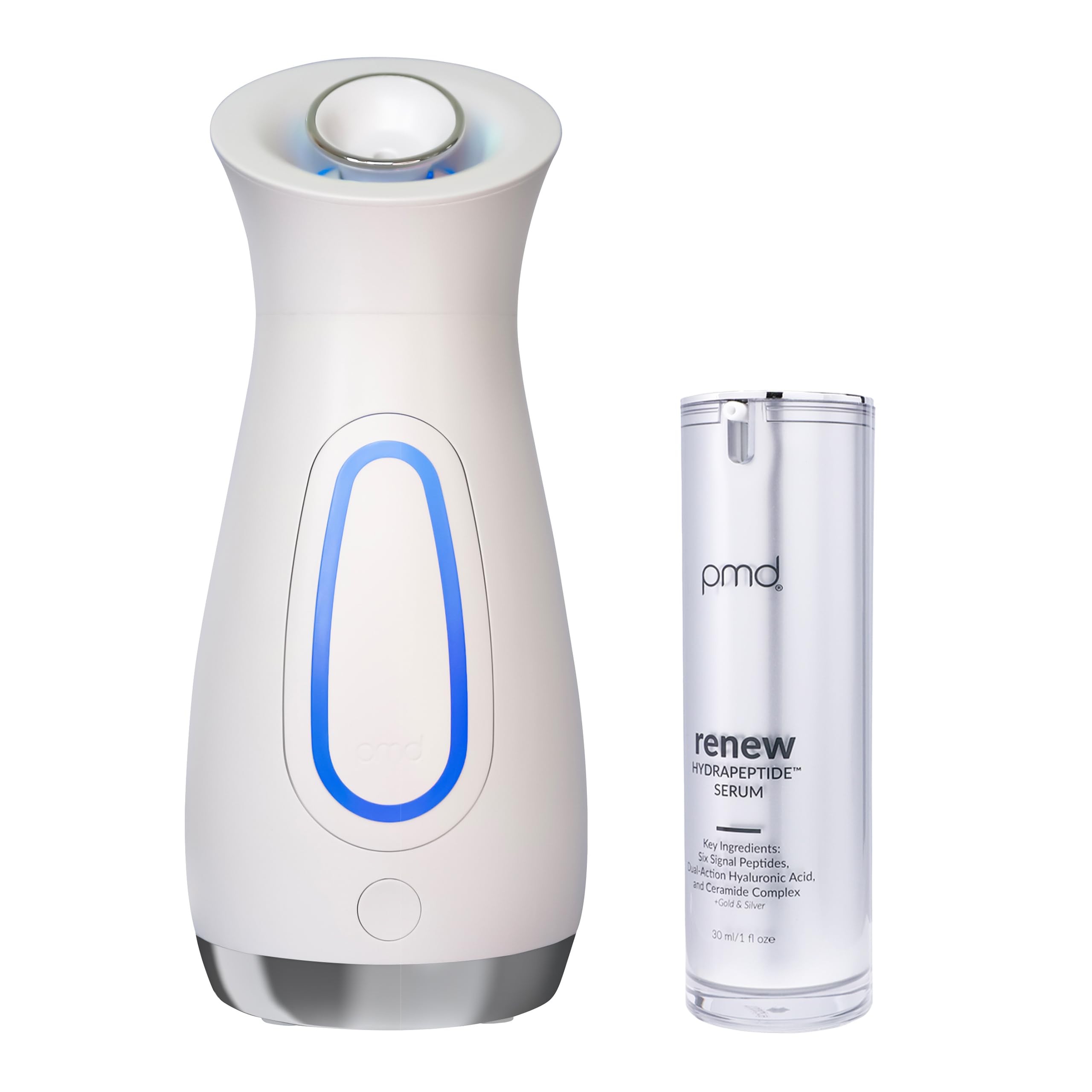 PMD SilkSteam Pro Facial Steamer - Professional Spa-Grade Steam Device with Adjustable Nozzle & Essential Oil Diffuser for Hydrated, Glowing Skin | At-Home Skincare & Relaxation Treatment