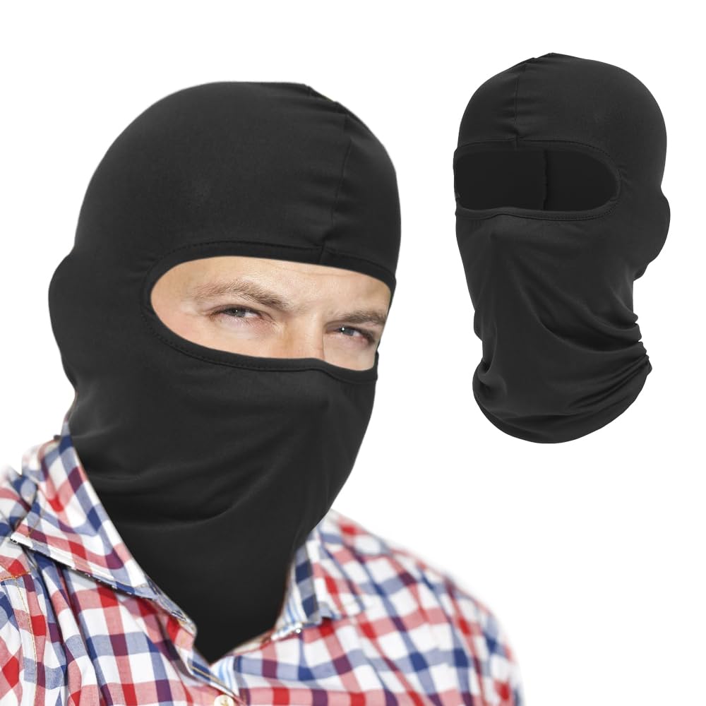 WTACTFUL 3-Pack Men's Balaclava Face Mask - Breathable Ski Mask for Winter Sports, Soft Stretchable Fabric for Comfortable Fit | Ideal for Skiing, Snowboarding, Motorcycling & Outdoor Activities