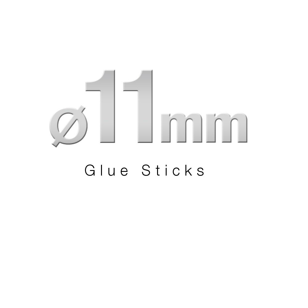 Steinel Cristal Glue Sticks 11mm - 40 Pack (1000g) Transparent Hot Melt Adhesive for Invisible Bonds | DIY Crafts, Woodworking, Packaging & Home Repairs