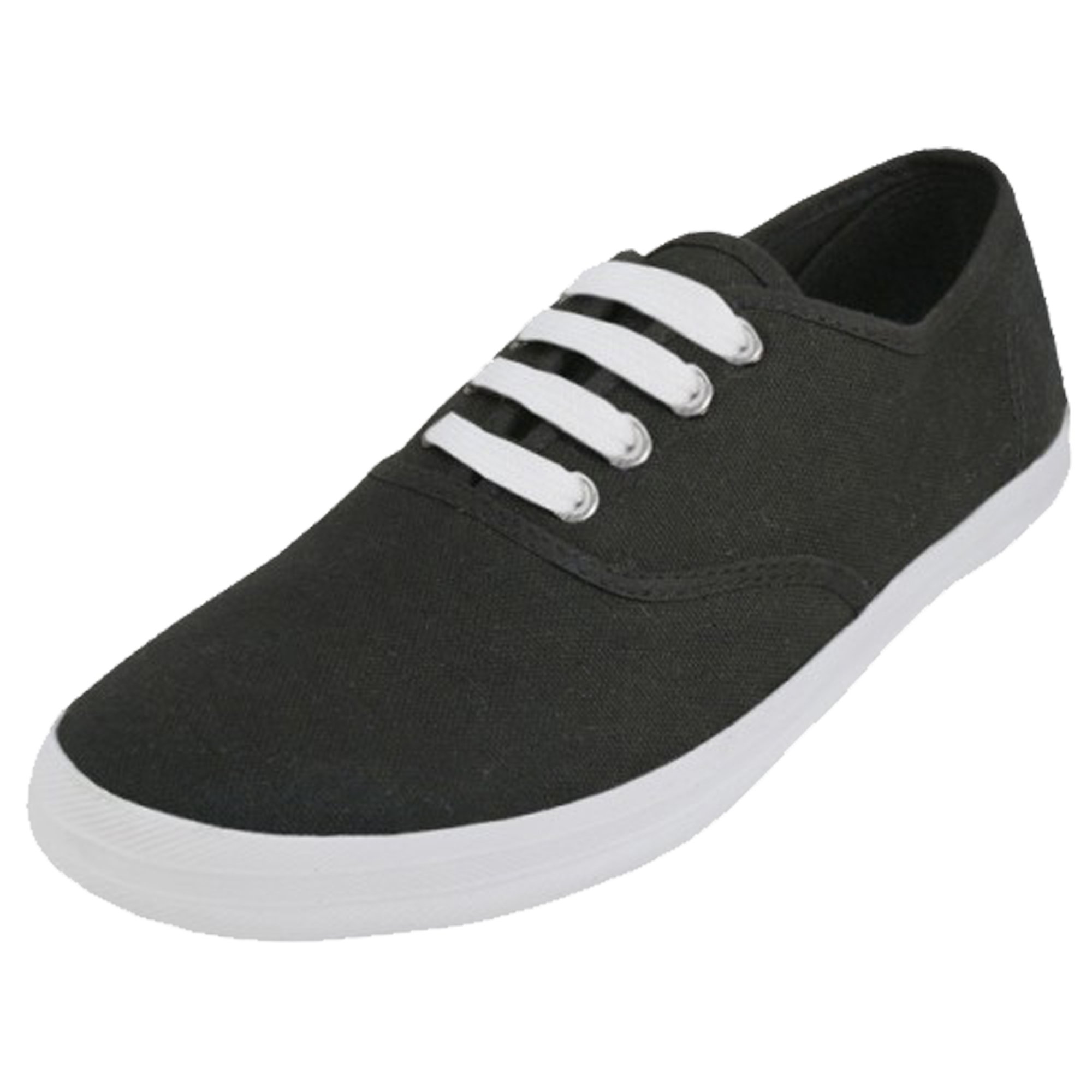 Women's Canvas Lace-Up Sneakers - 18 Stylish Colors Available | Comfortable Casual Shoes for Walking, Running & Everyday Wear