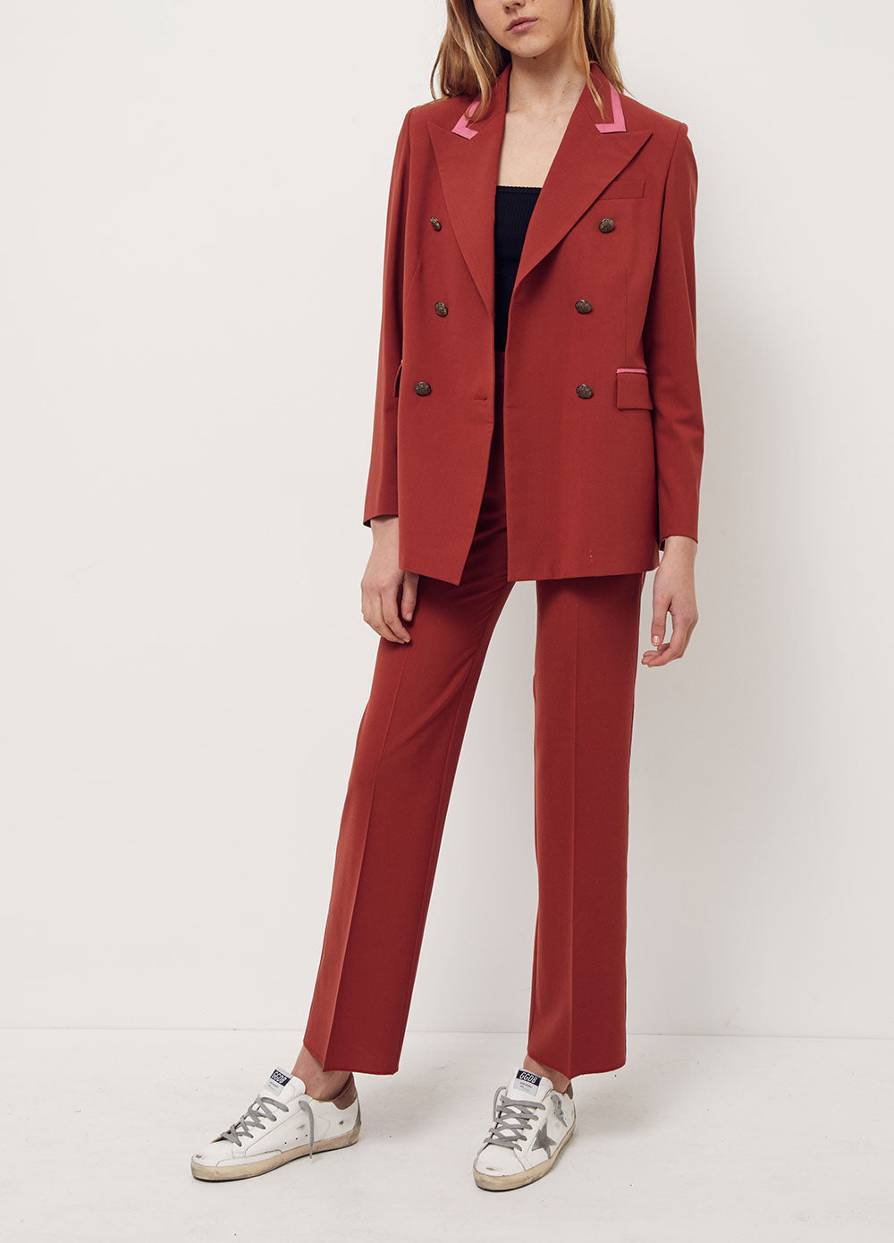 Amalia Women's Regular Flare Pants - High Waisted Stretchy Comfortable Trousers for Work, Office & Casual Outfits | Perfect for Business Attire, Date Night & Everyday Wear