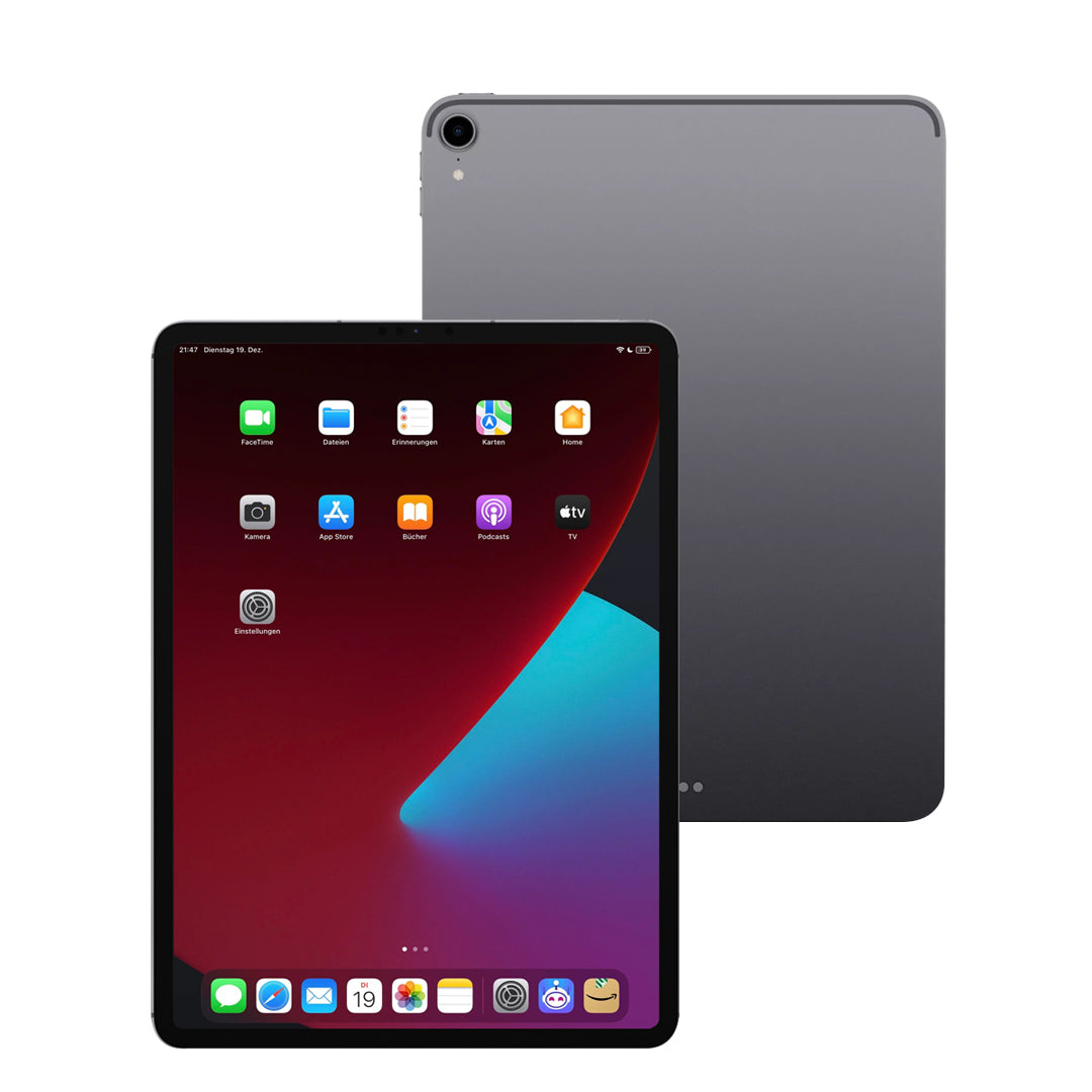 Apple iPad Pro 12.9-inch (3rd Generation) Wi-Fi + Cellular 128GB - Space Gray | Fast A12X Chip, Liquid Retina Display | Perfect for Business, Design & Entertainment
