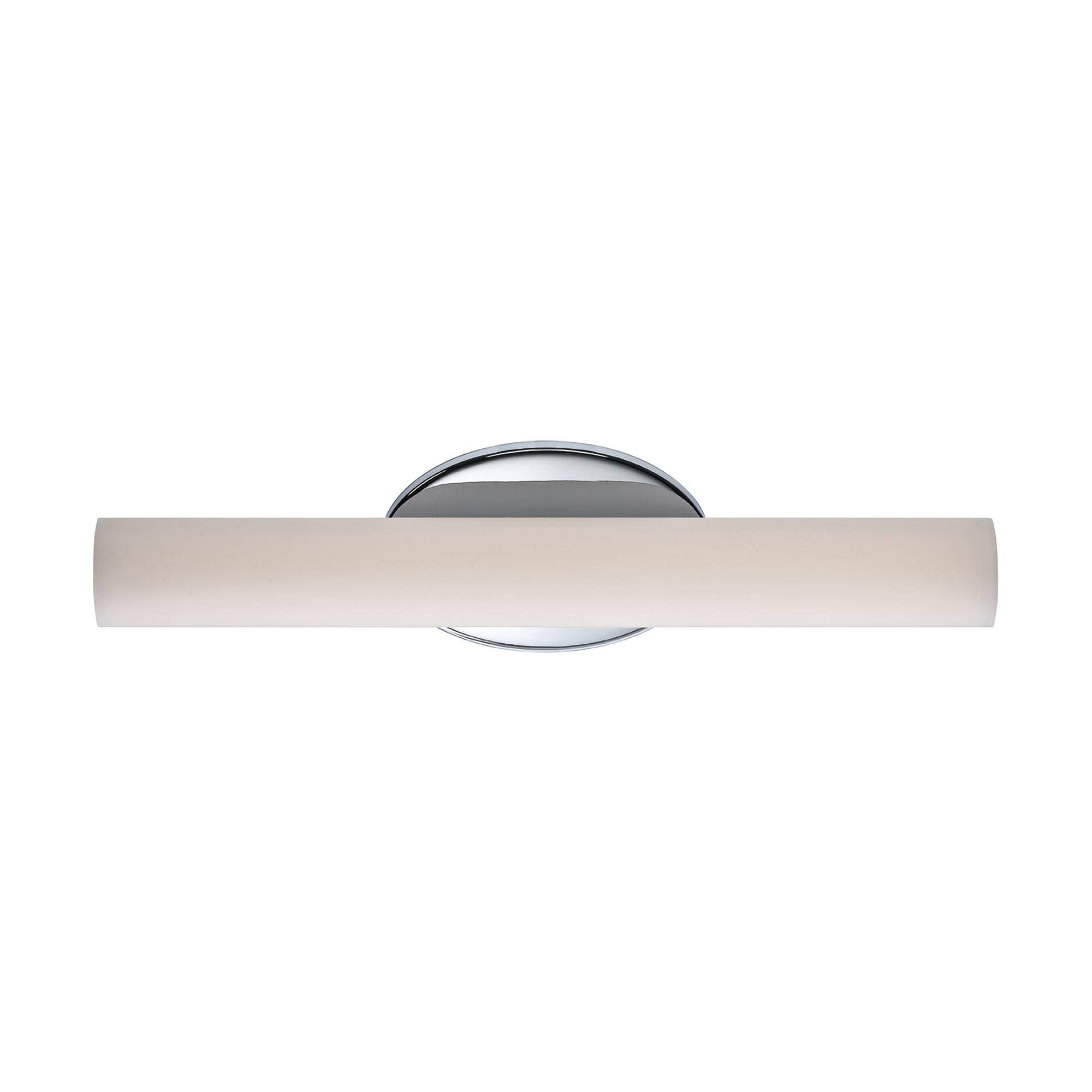 Modern Forms Loft 18-inch LED Bathroom Vanity Light or Wall Sconce, 3000K Warm White, Chrome Finish - Perfect for Bathroom, Powder Room, and Dressing Area Lighting