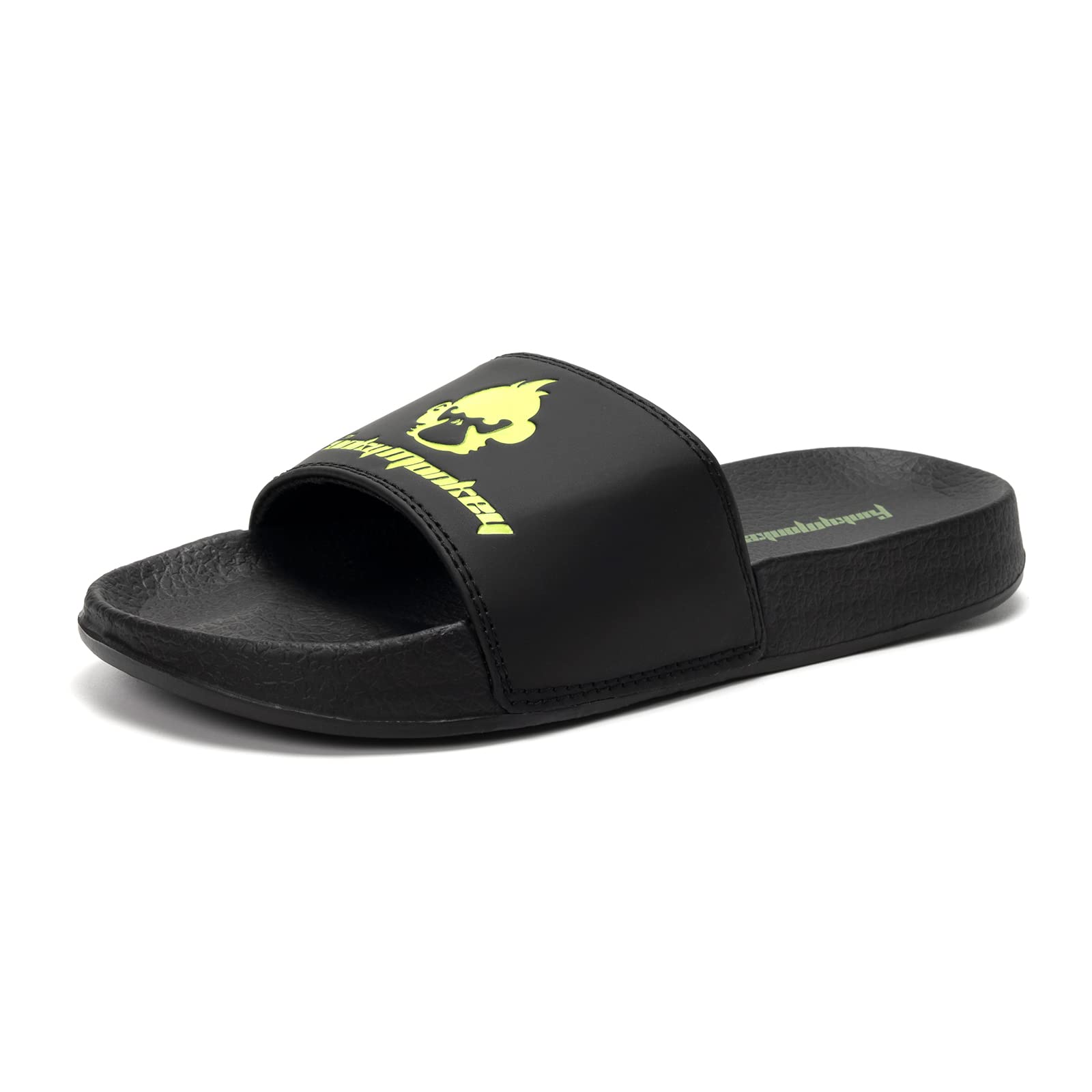 FunkyMonkey Women's Comfortable Slide Sandals - Slip-On Casual Sandals for Women - Perfect for Indoor, Outdoor, Beach & Pool Wear