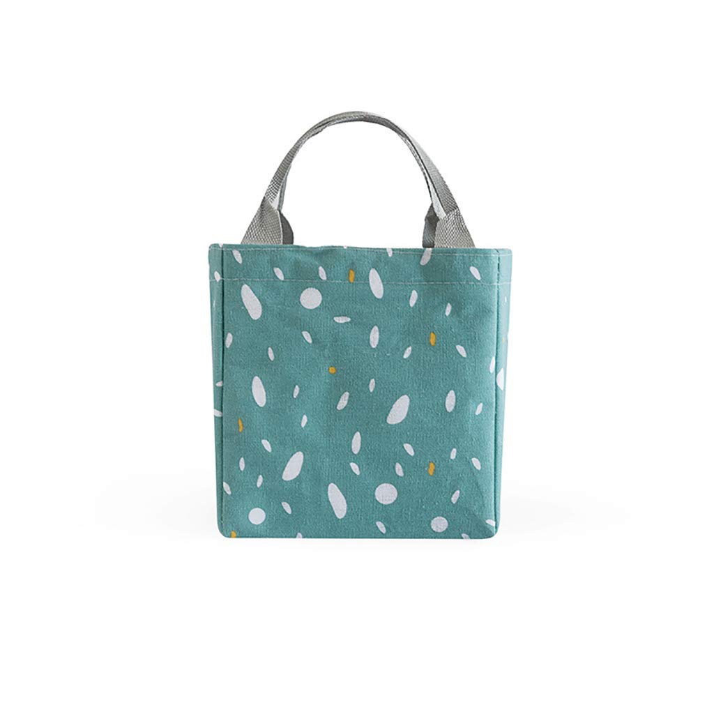 Atezch Insulated Lunch Bag for Women & Kids - Reusable Tote Lunch Box, Bento Food Storage Container - Perfect for School, Work, Picnics & Outdoor Activities