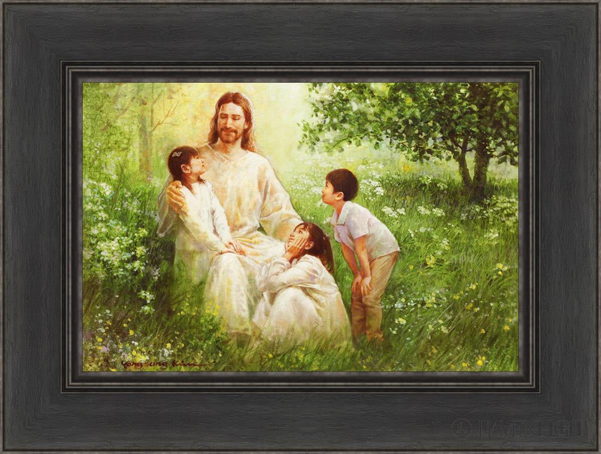 Come Unto Me By Yongsung Kim - Inspirational Christian Wall Art for Home & Church Decor - Perfect for Living Room, Bedroom, Office Prayer Space