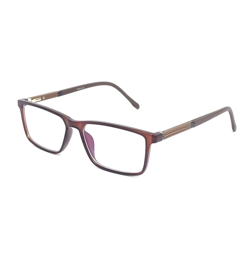 Blue Light Blocking Computer Glasses - Rectangle Anti Glare Glasses for Screen Time & Digital Eye Strain Relief - Perfect for Office Work, Gaming & Online Classes