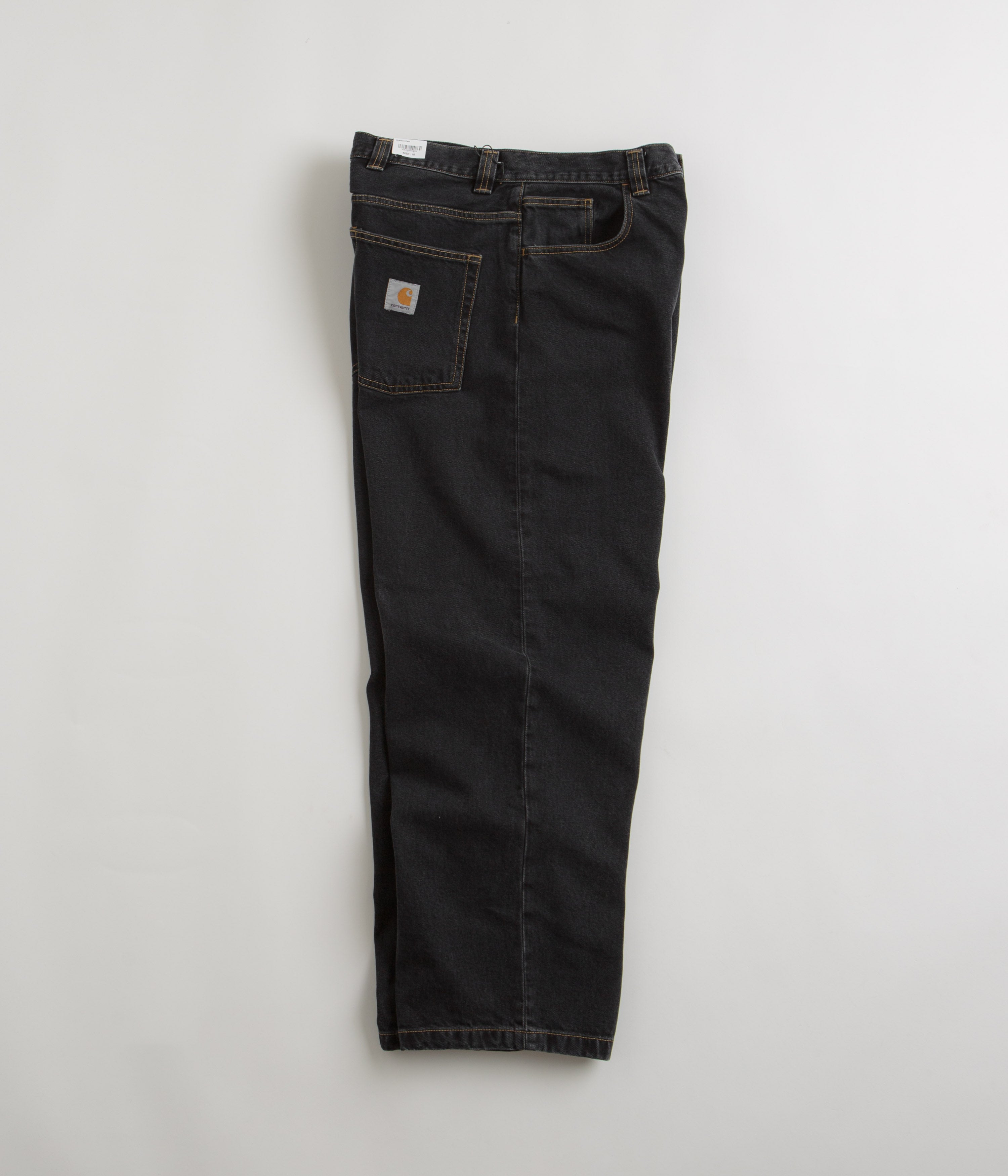 Carhartt Brandon Denim Pants for Men - Black Stone Wash Jeans | Durable Workwear for Construction & Outdoor Activities