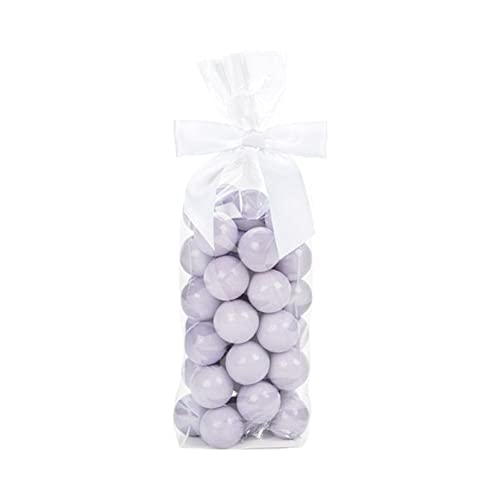 ClearBags Clear Gusset Bags with Paper Insert - 2 3/4x2x10 Inches, 100 Pack - High Clarity Flat Bottom Treat Bags for Gifts, Cookies, Candy, Party Favors, Weddings & Bakery Packaging - 1.6 Mil Thick - Perfect for Candy Buffets, Wedding Favors, Holiday Treats & Retail Display (FGPB17A)