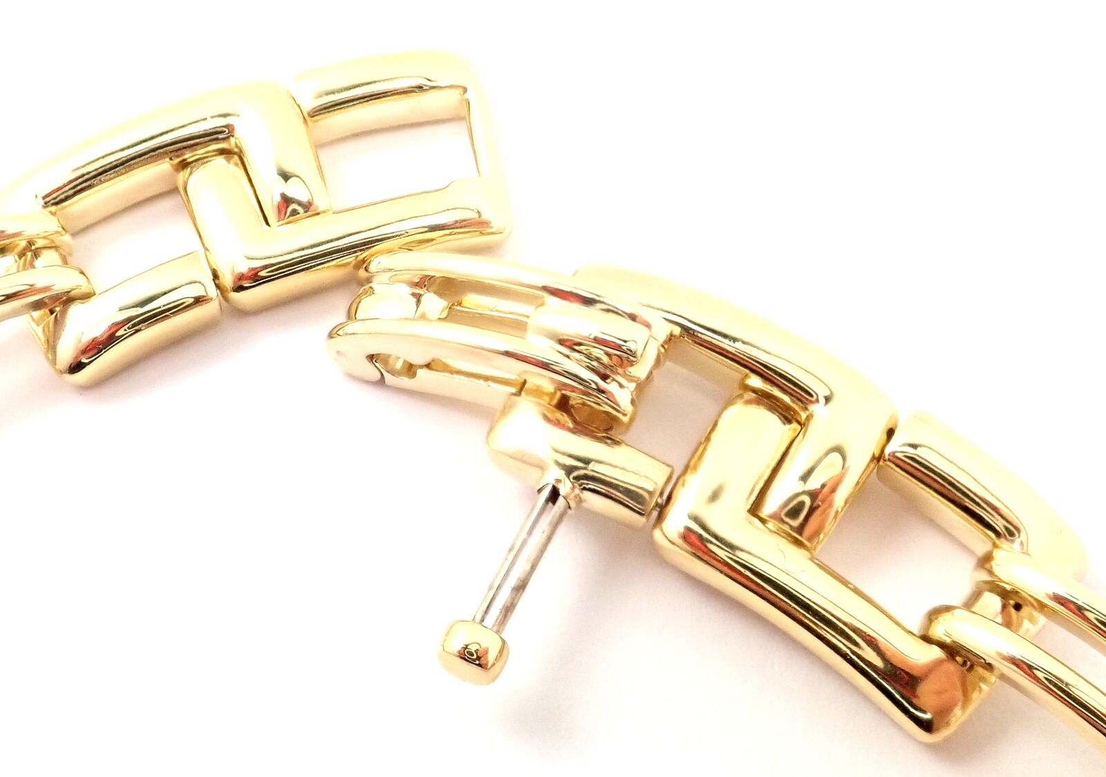 Authentic Tiffany & Co 18k Yellow Gold Wide Link Necklace - Vintage 2001 Collection | Luxury Jewelry Gift for Women, Anniversary & Special Occasions