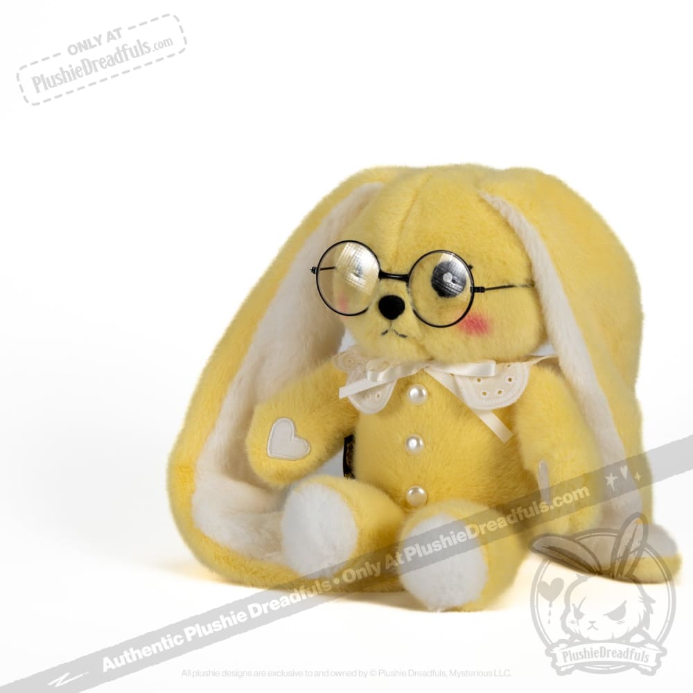 Plushie Dreadfuls Shy Rabbit Stuffed Animal - Soft Plush Toy for Kids, Anxiety Relief & Cuddling | Perfect for Bedtime, Gifts & Emotional Support
